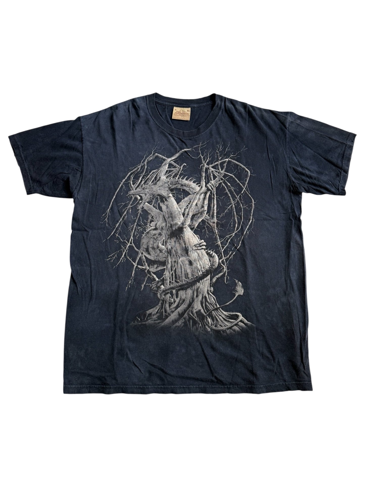 Vintage The Mountain Dragon Tree Graphic Tshirt Oversized