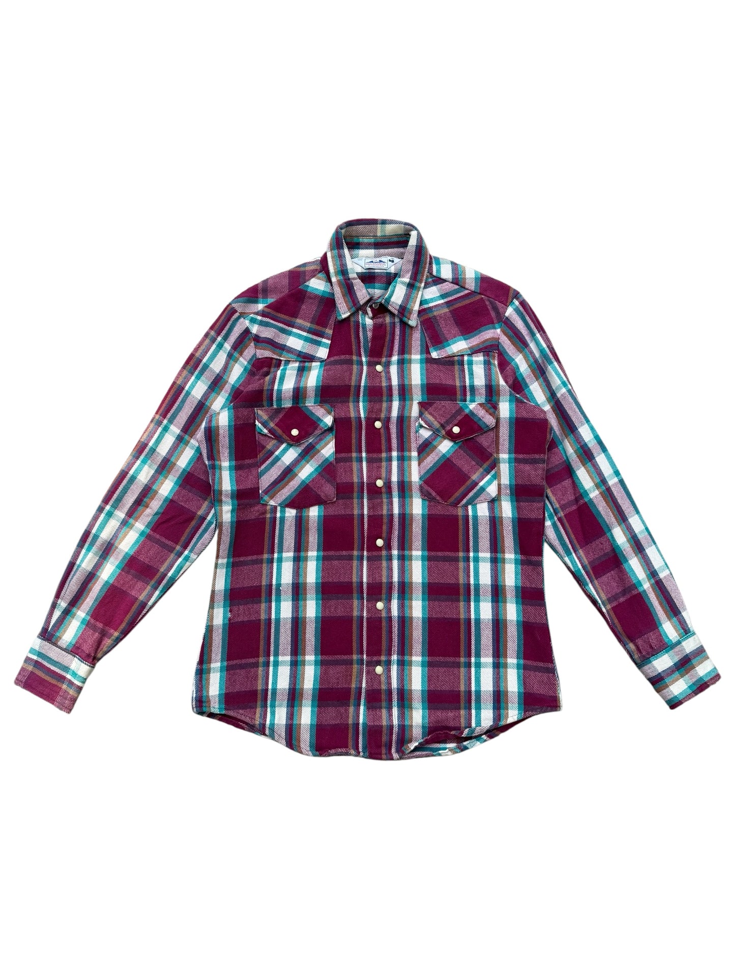Vintage 1980s Dakota by Five Brother Western Flannel Shirt