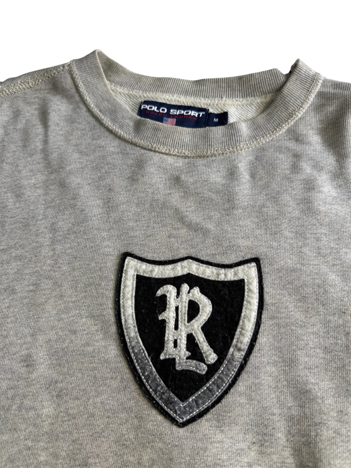 Vintage Polo Sport Ralph Lauren Crest Logo Sweatshirt