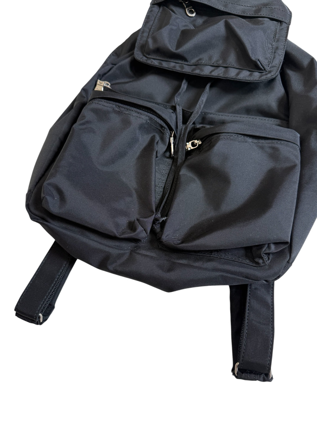 Vintage Y’SACCS Yohji Yamamoto Black Nylon Multi Pocket Backpack