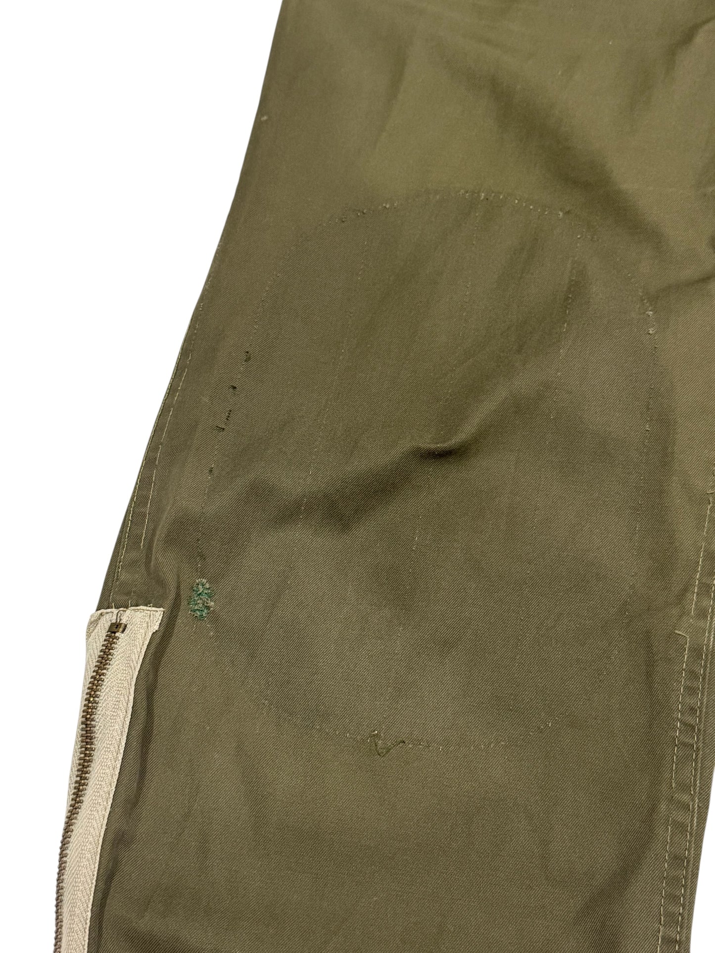 Vintage 1984 Italian Military Zip Leg Field Trousers OG