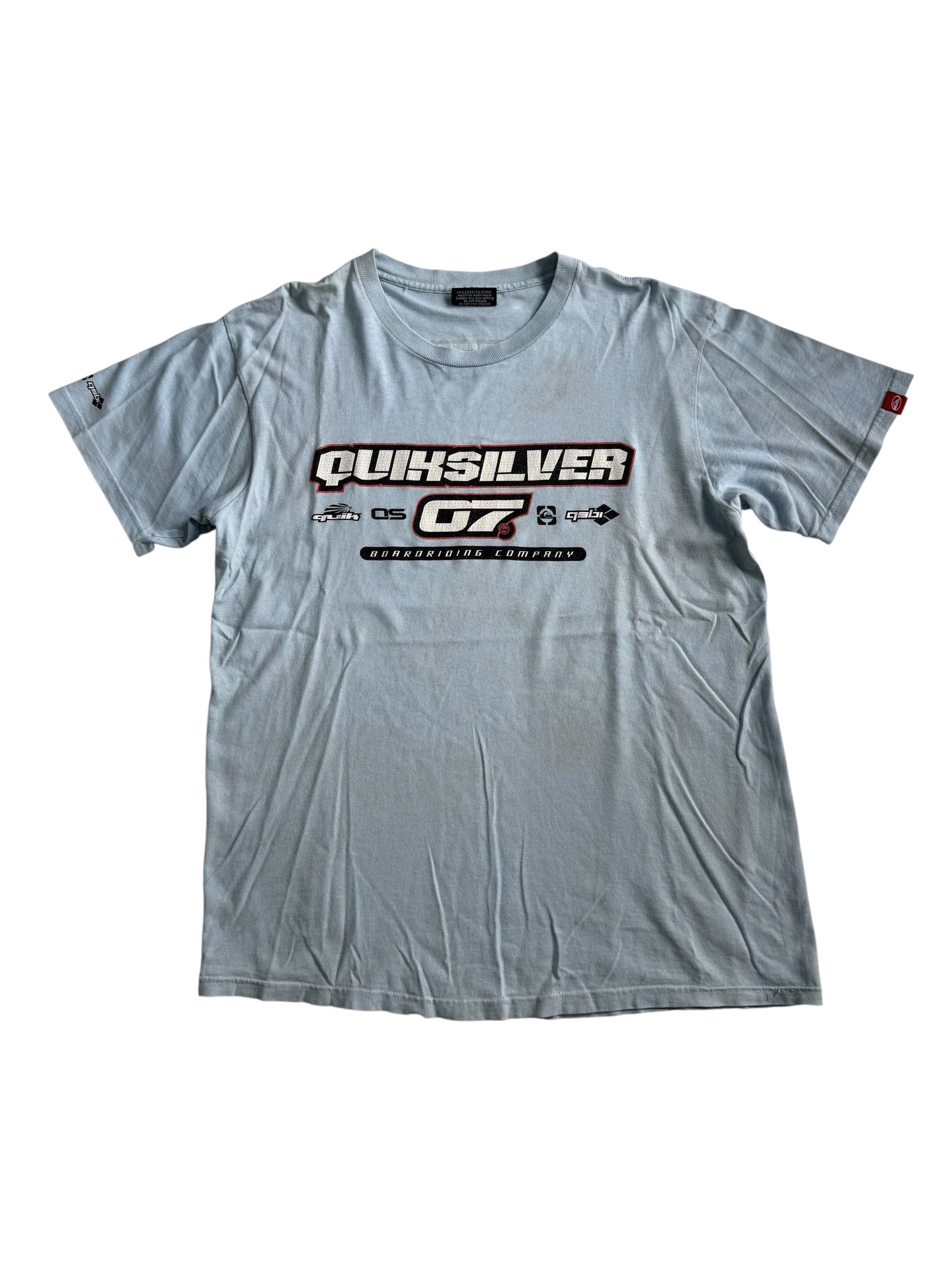 Vintage Quiksilver QS07 Boardriding Company Tshirt Made In USA