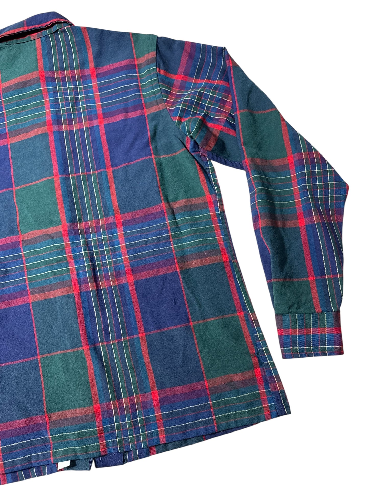 Vintage 1980s Pendleton Plaid Wool Shirt Made in USA