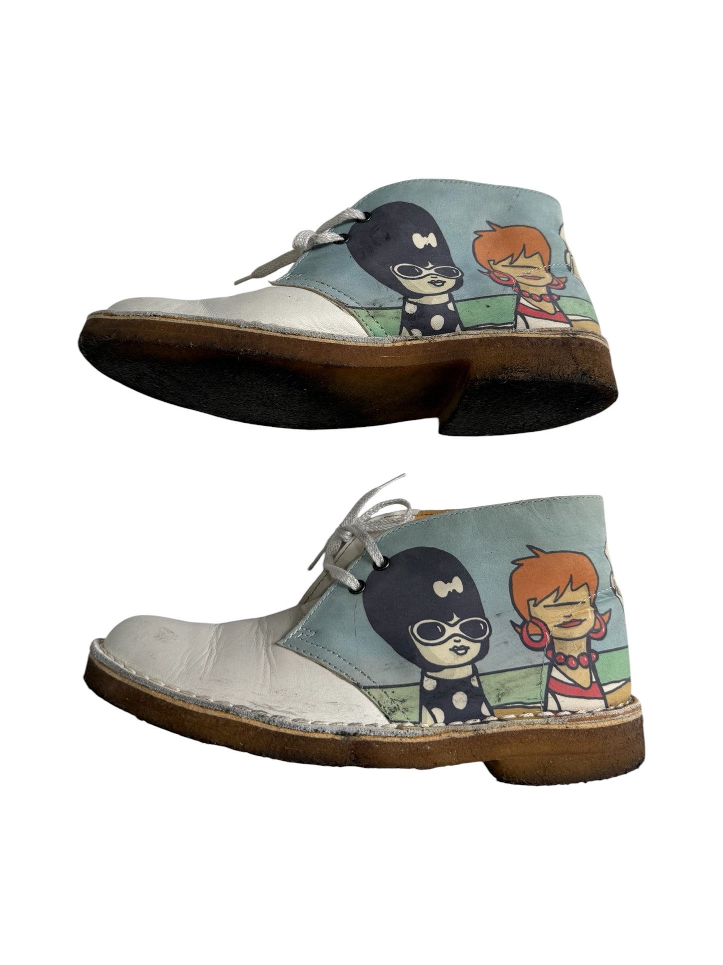 Clarks Originals x Pete McKee Limited Edition Mod Art Desert Boots
