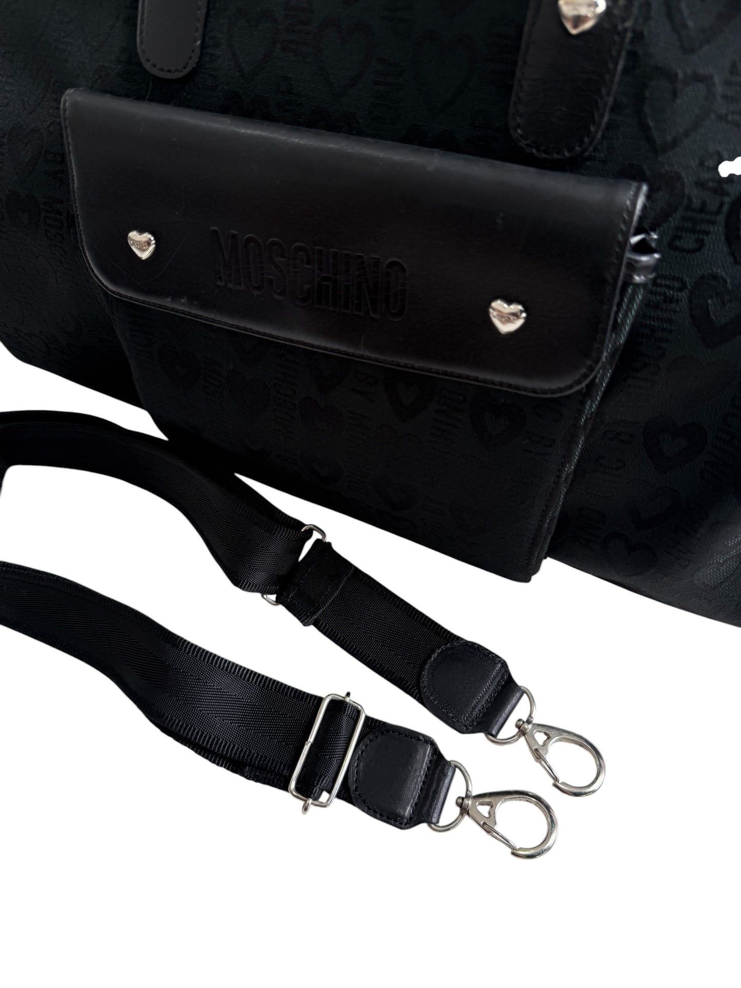 Moschino Cheap And Chic Travel Bag Repeat Logo