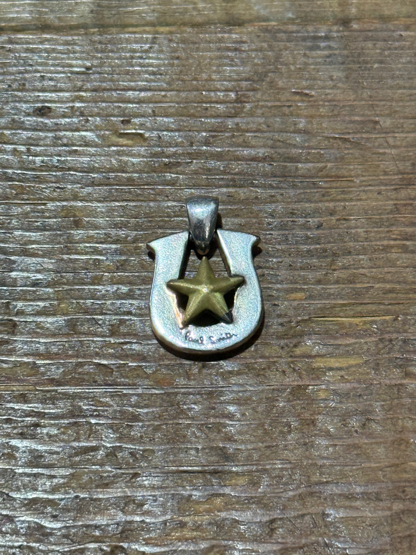 Paul Smith Sterling Silver Horseshoe Star Pendant