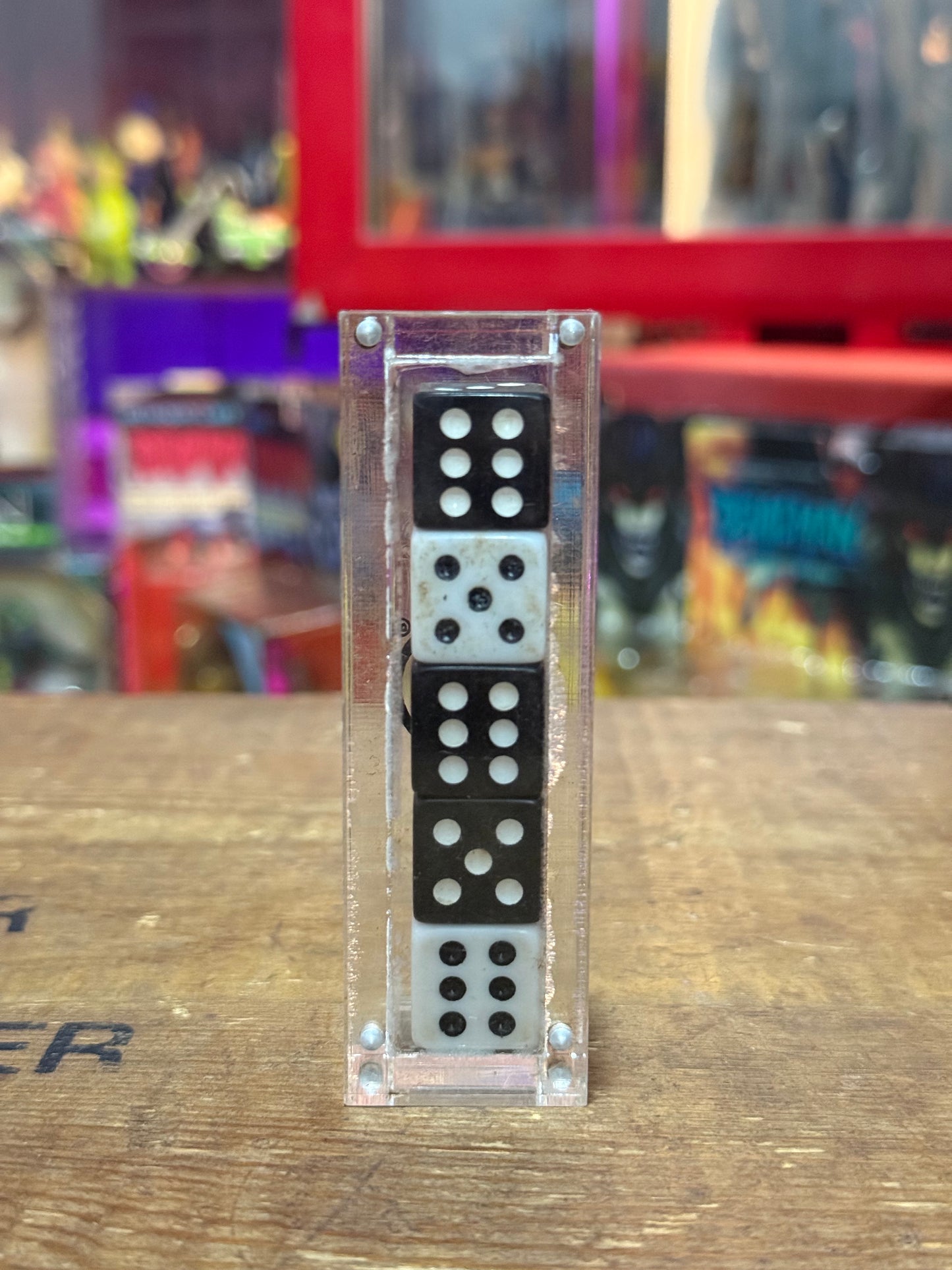 Clot Supreme Dice Desk Toy “Fuck You Pay Me” Acrylic Case
