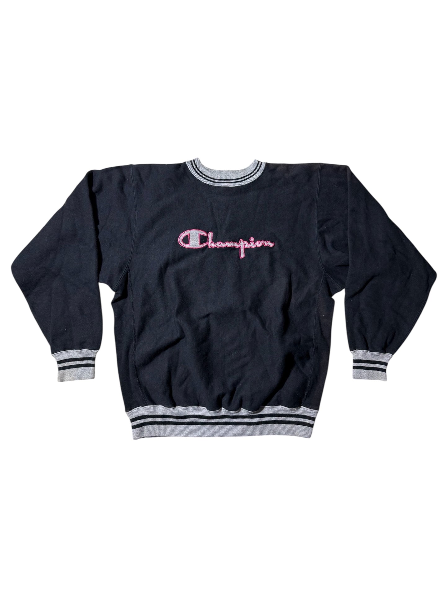 Vintage 90s Champion Reverse Weave Script Logo Sweatshirt