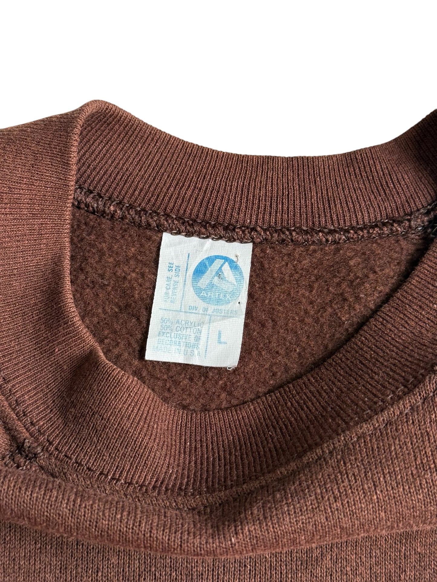 Vintage 70s–80s Peanuts Cleveland Browns Artex Sweatshirt Made in USA