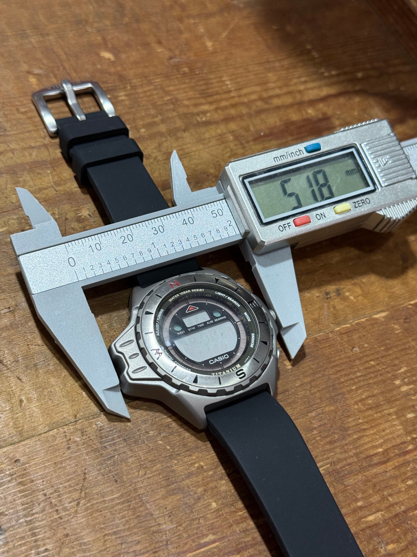 Vintage Casio CPW-401 Japan Watch Junk Not Working For Parts