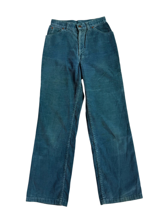 Vintage 70s-80s Levis Green Corduroy Pants USA