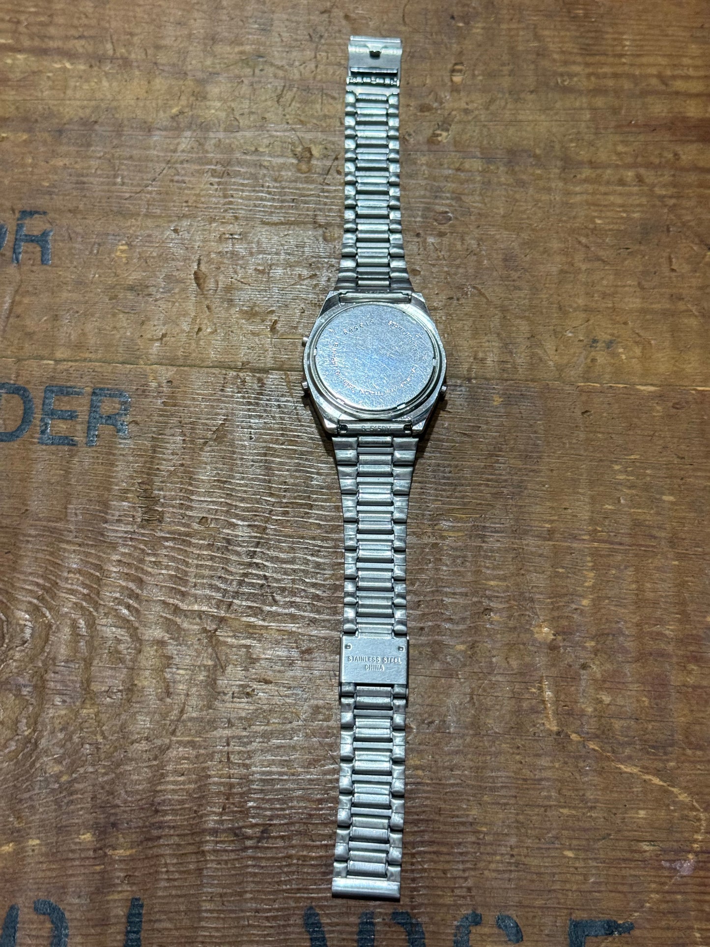 Vintage Casio 25CR-16 Casiotron Japan Watch Junk Not Working For Parts