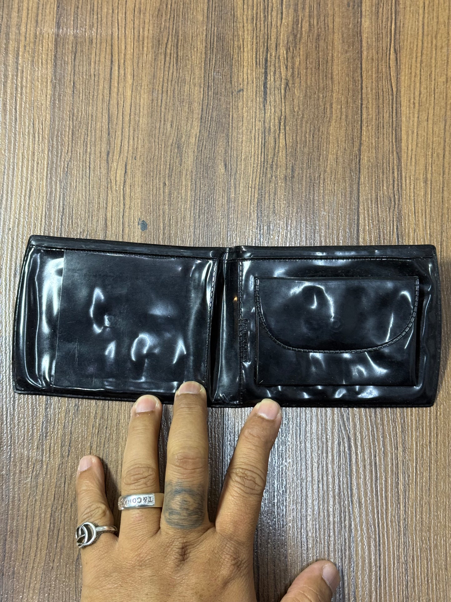 Vintage 1993 Mighty Morphin Power Rangers Wallet Saban Black PVC