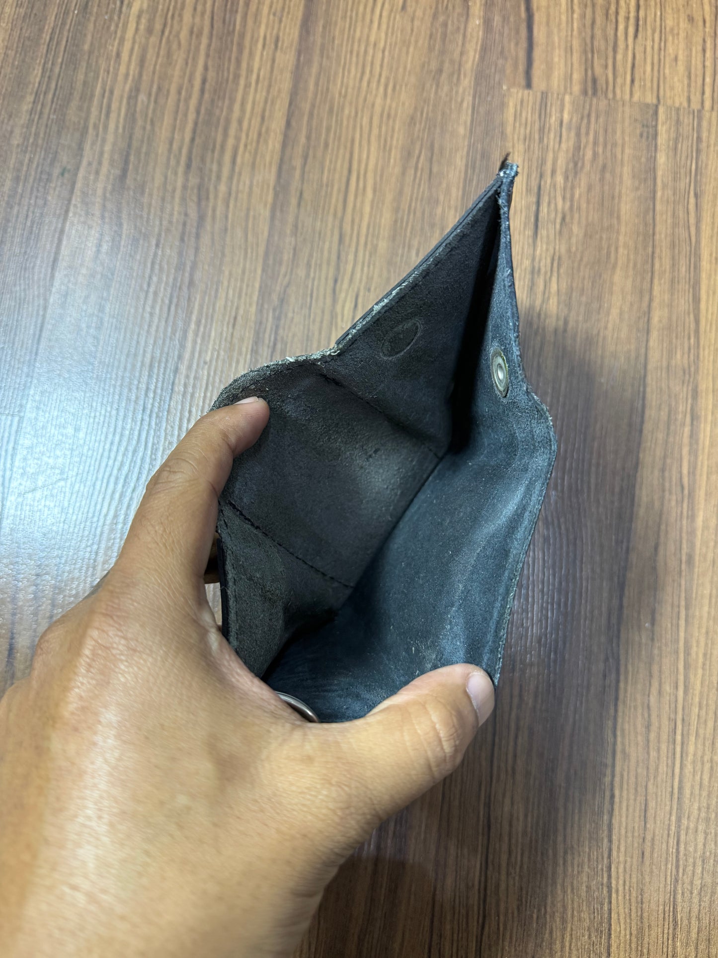 Vintage Blunt Genuine Leather Wallet Made In Usa