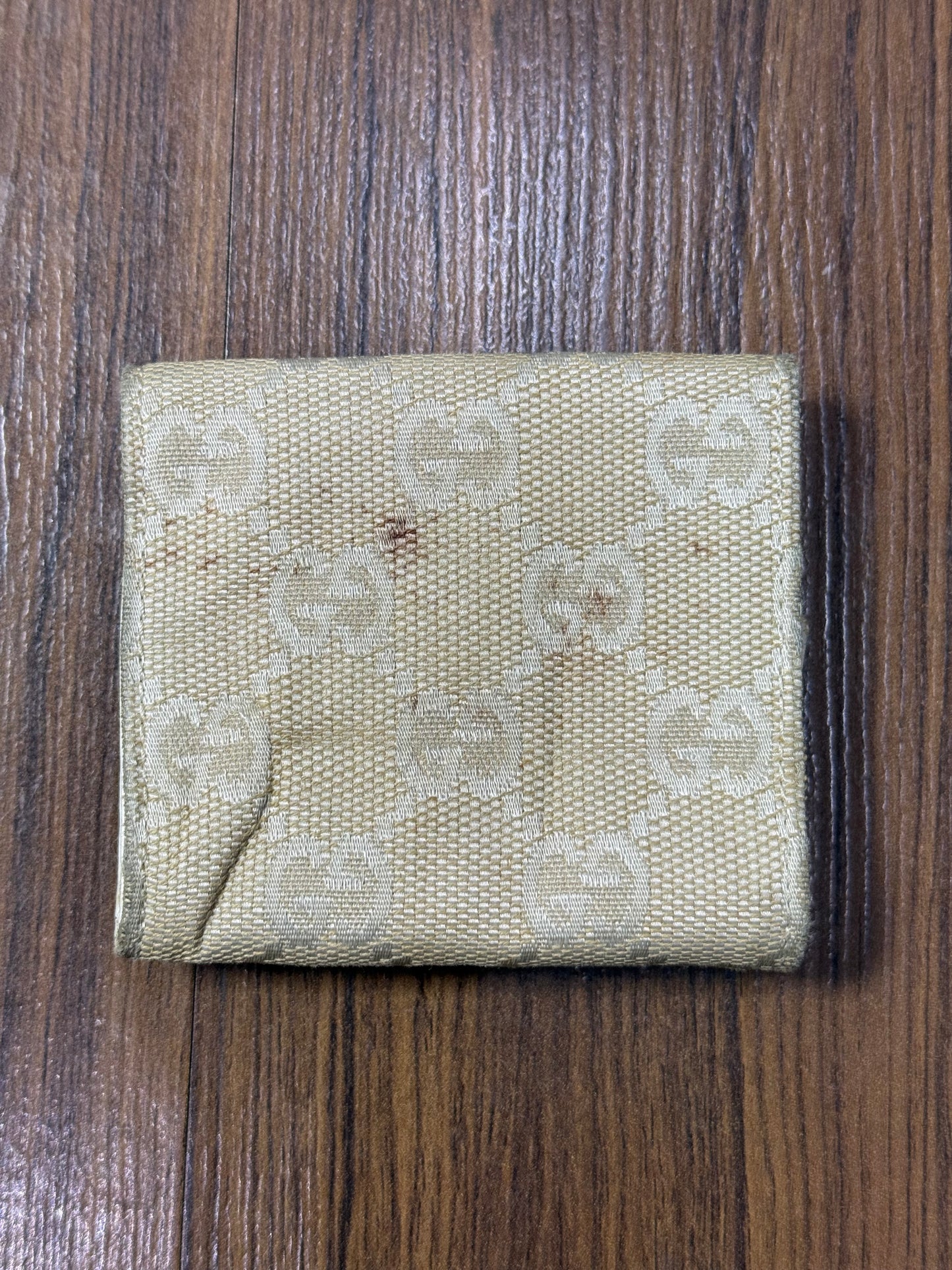Vintage GUCCI GG Canvas Mini Wallet Coin Purse Made in Italy