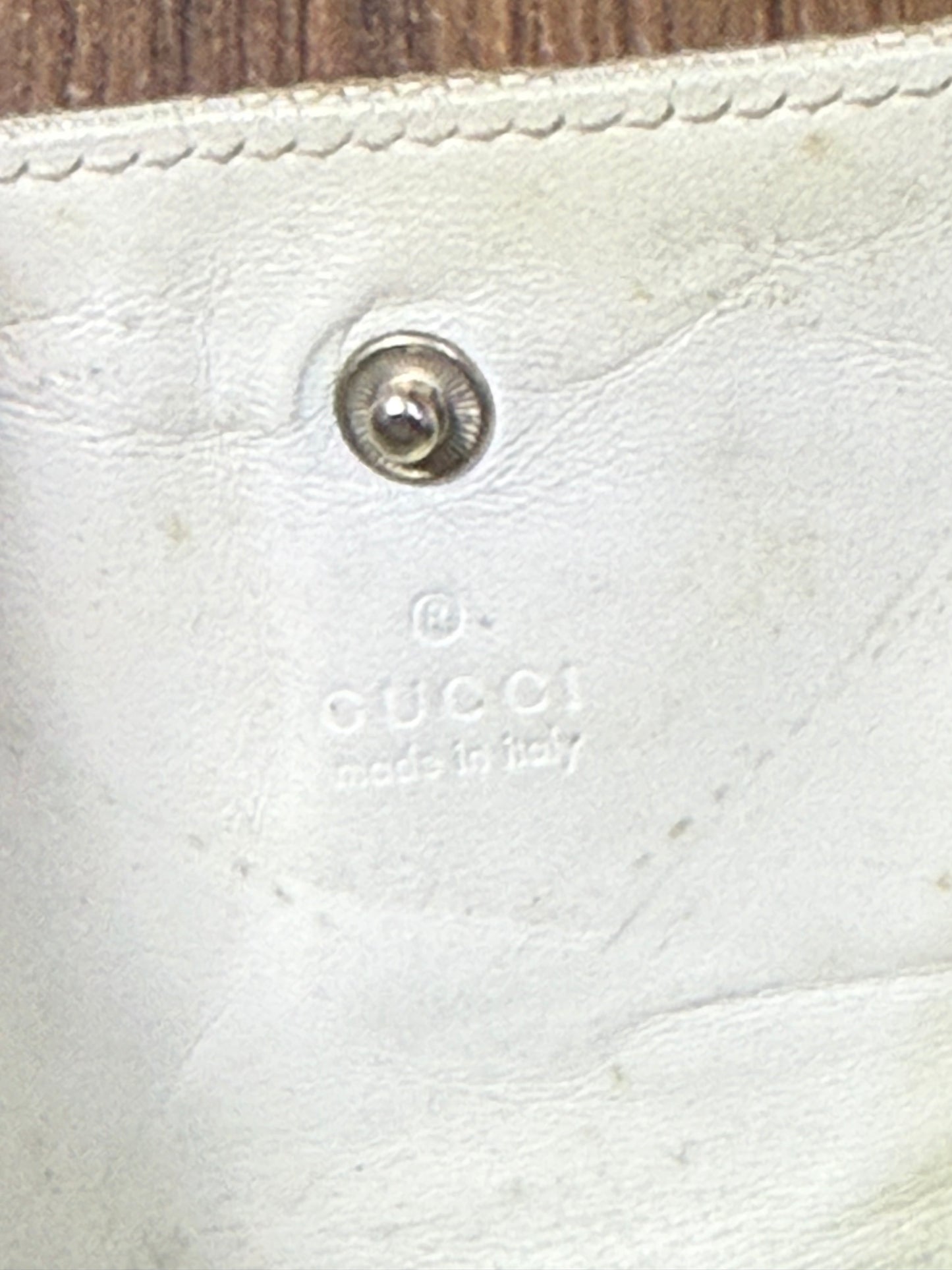Vintage GUCCI GG Canvas Mini Wallet Coin Purse Made in Italy