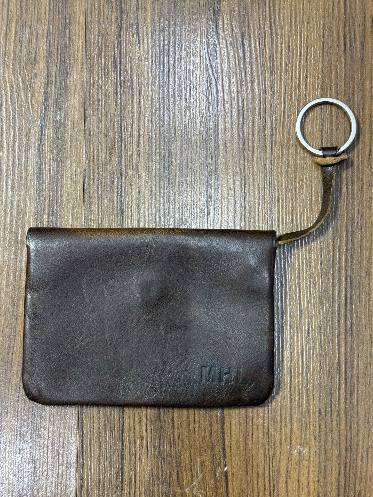 MHL Leather Key Pouch Coin Wallet with Key Ring