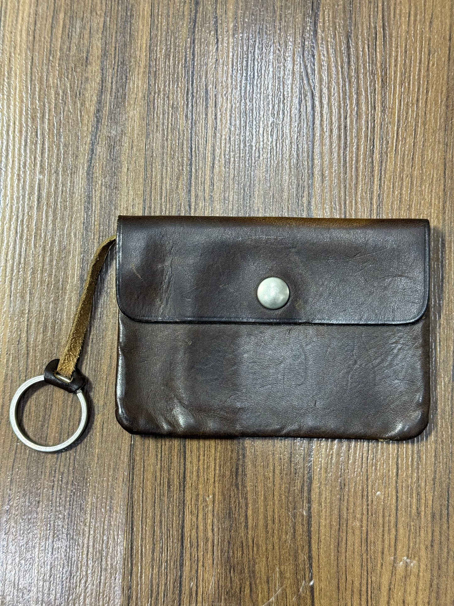 MHL Leather Key Pouch Coin Wallet with Key Ring