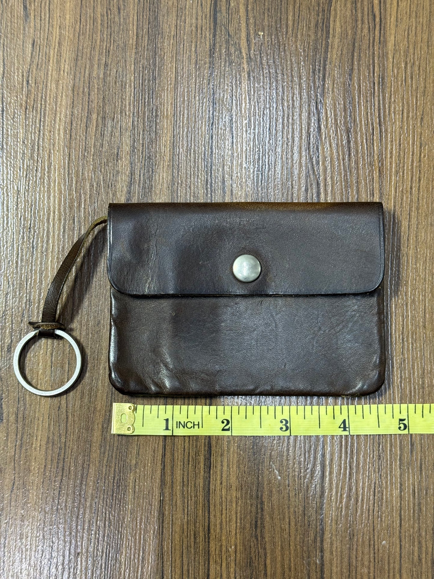 MHL Leather Key Pouch Coin Wallet with Key Ring