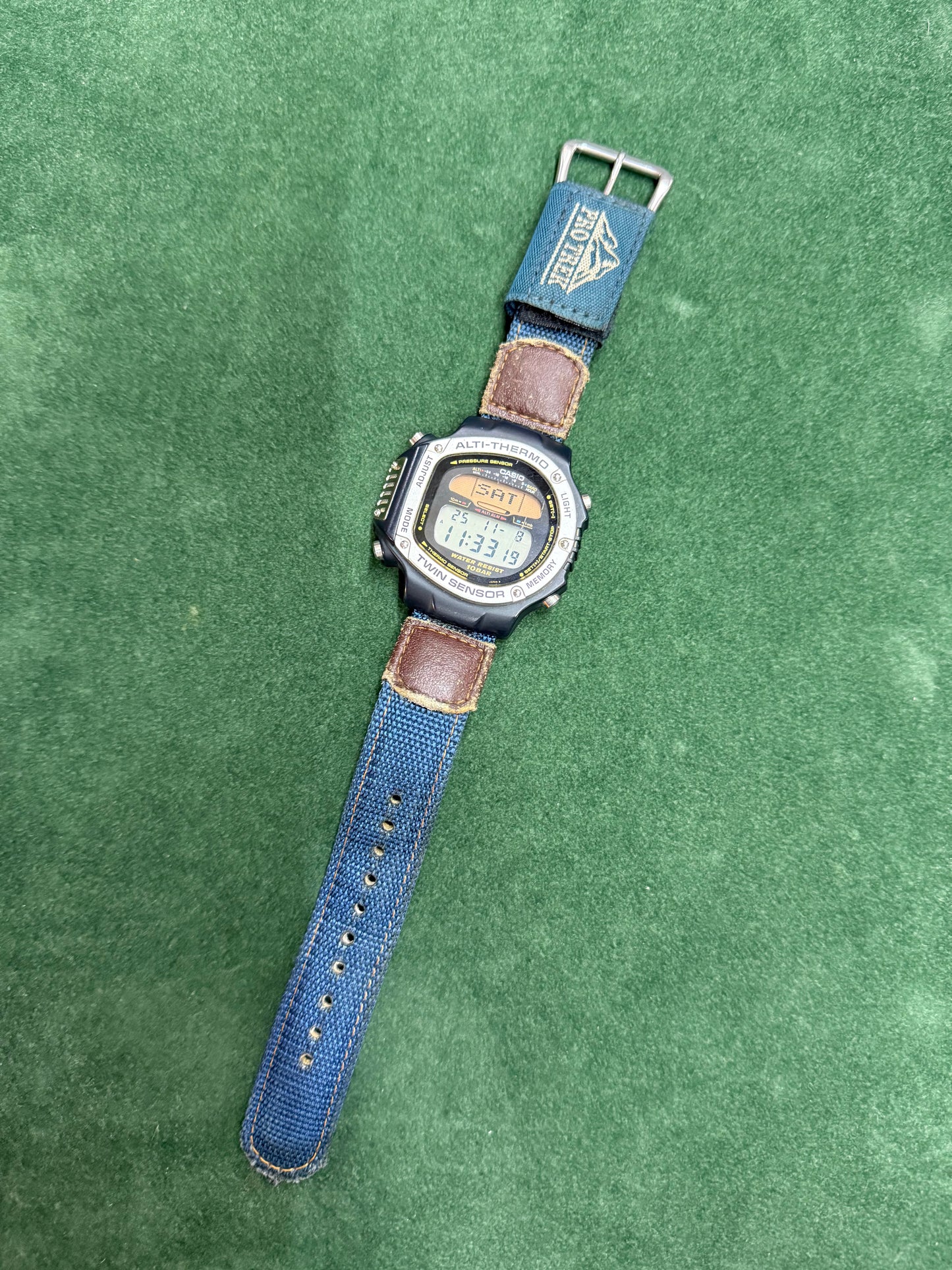 Vintage Casio ProTrek Twin Sensor DPX-410 Japan M 1990s