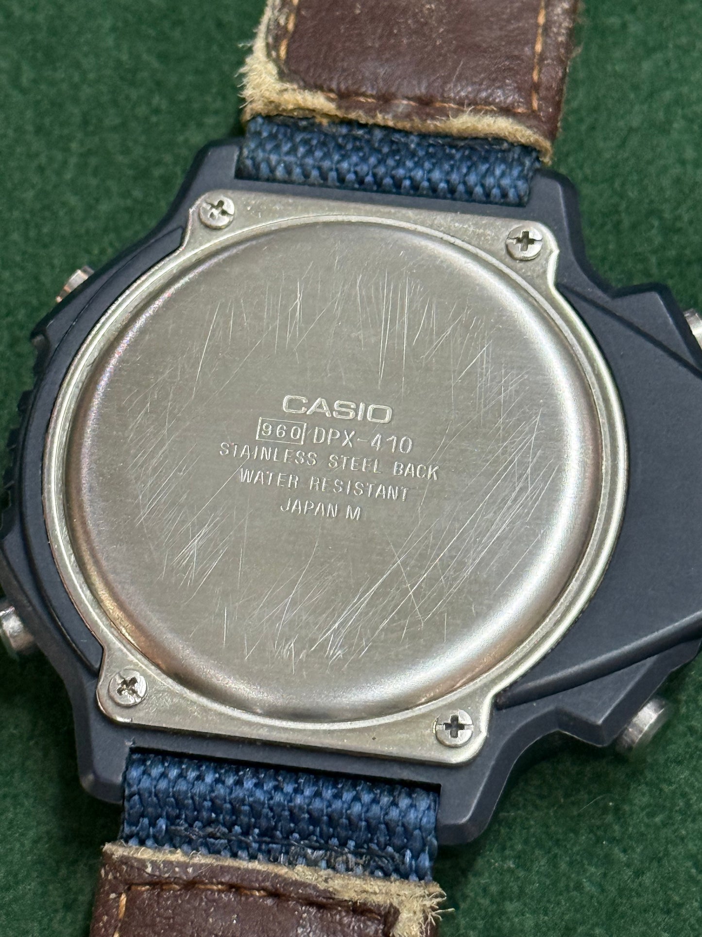 Vintage Casio ProTrek Twin Sensor DPX-410 Japan M 1990s