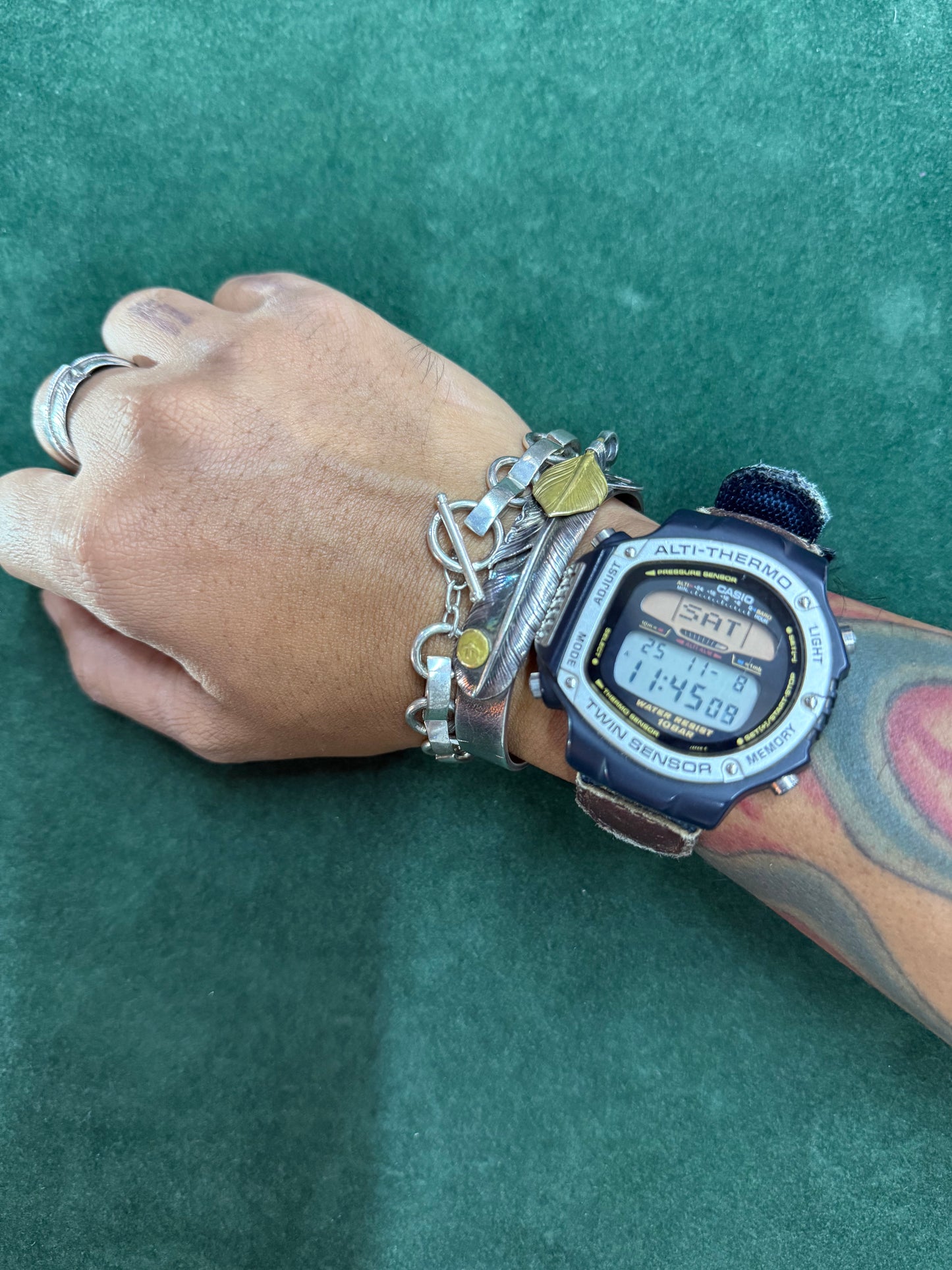 Vintage Casio ProTrek Twin Sensor DPX-410 Japan M 1990s