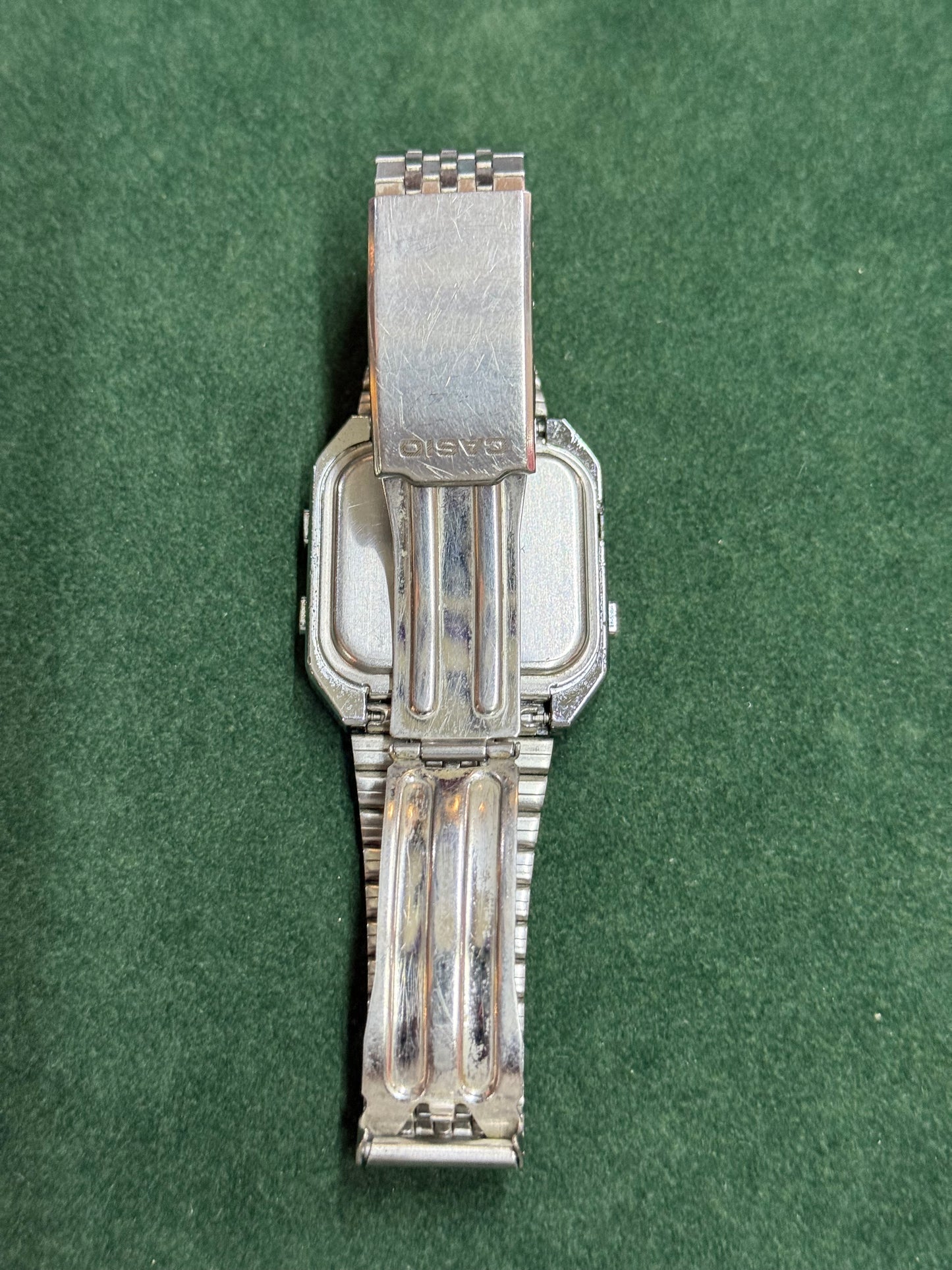 Vintage Casio TC-500 Touch Sensor Cal Japan DU Digital Calculator Watch 1980s