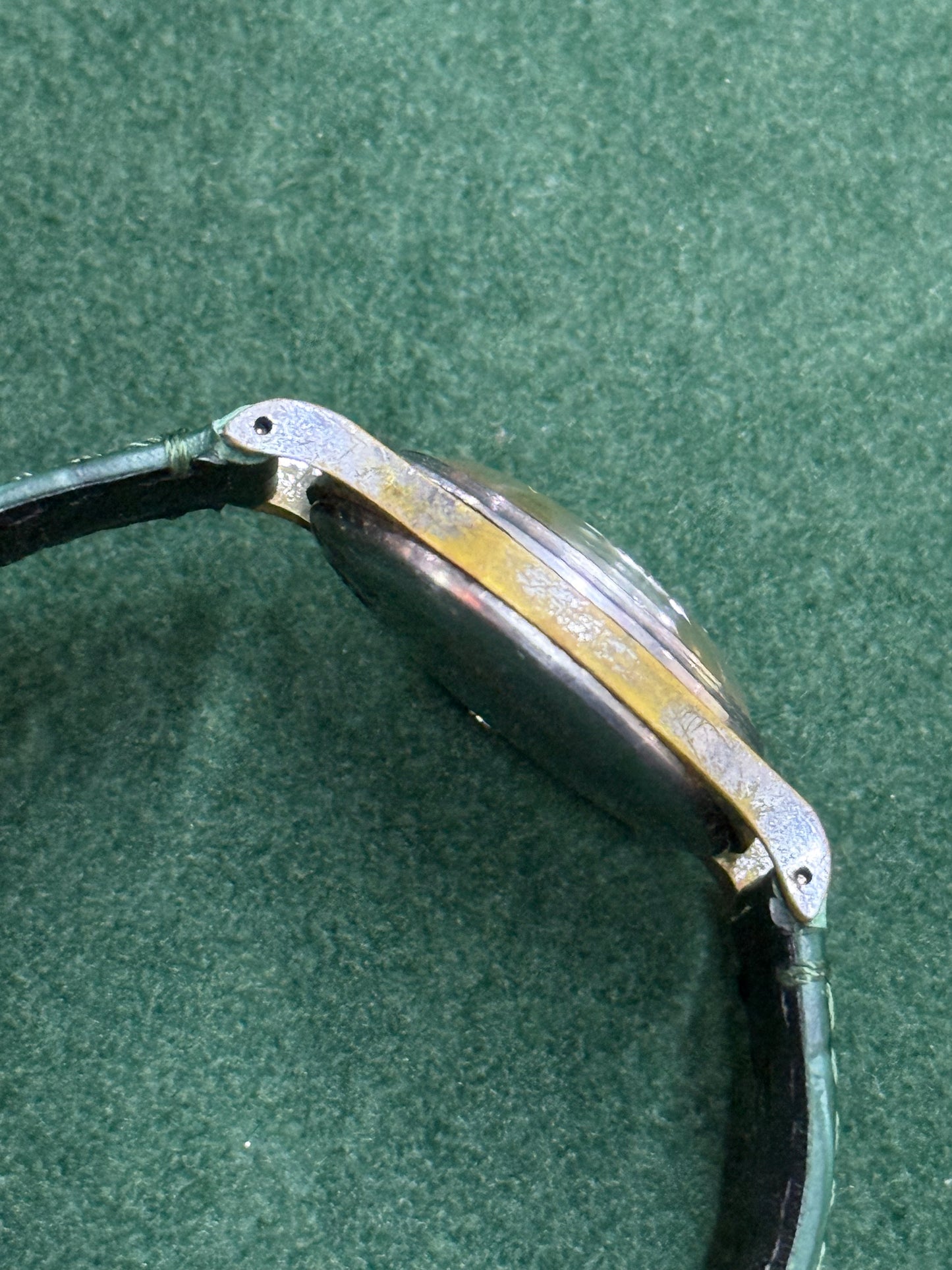 Vintage 1940s-50s Chronometer Crown Manual Wind Watch Sub-Seconds