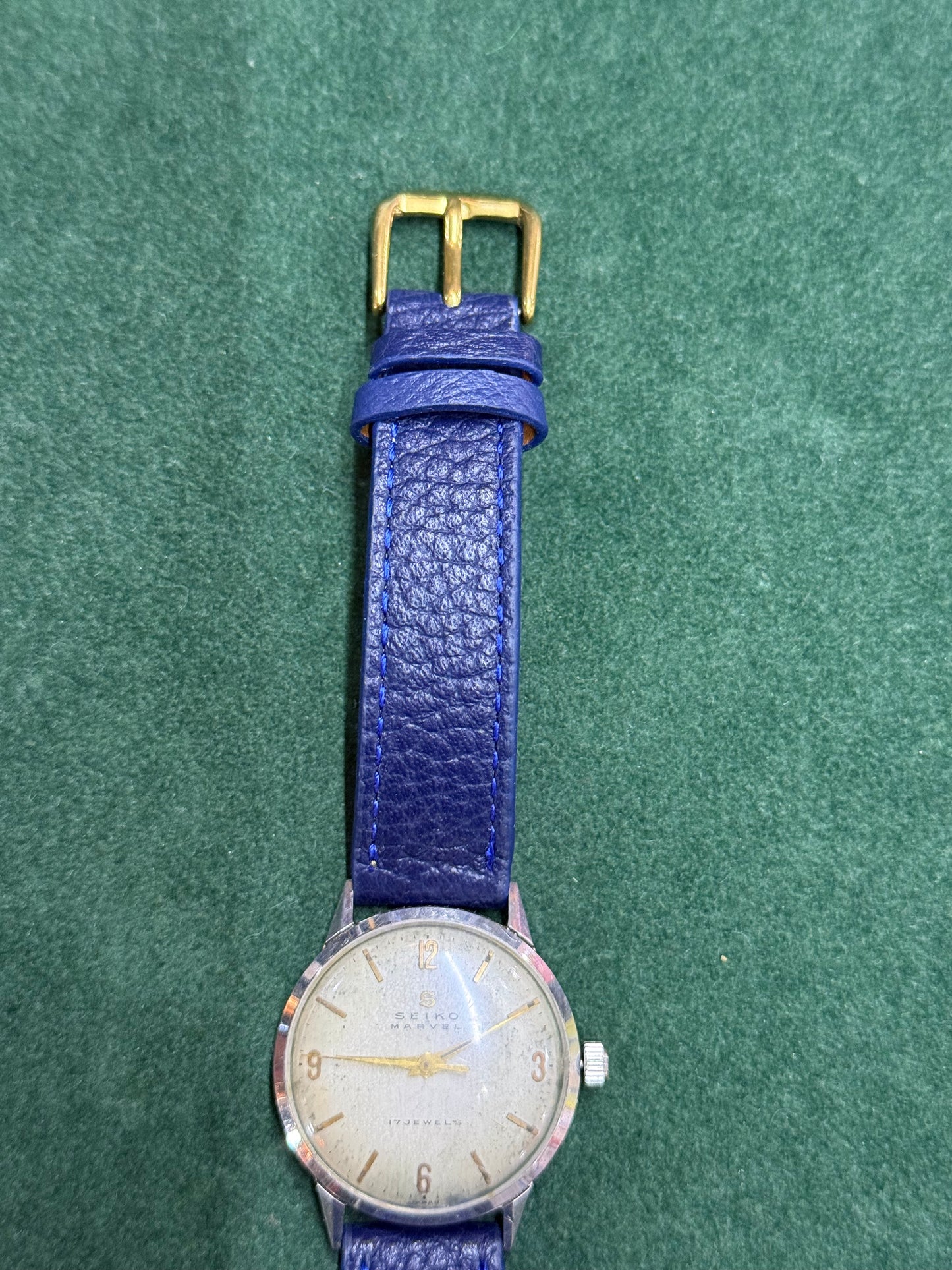 Vintage 1950s Seiko Marvel 17 Jewels Manual Wind Early Seiko Precision Era Watch