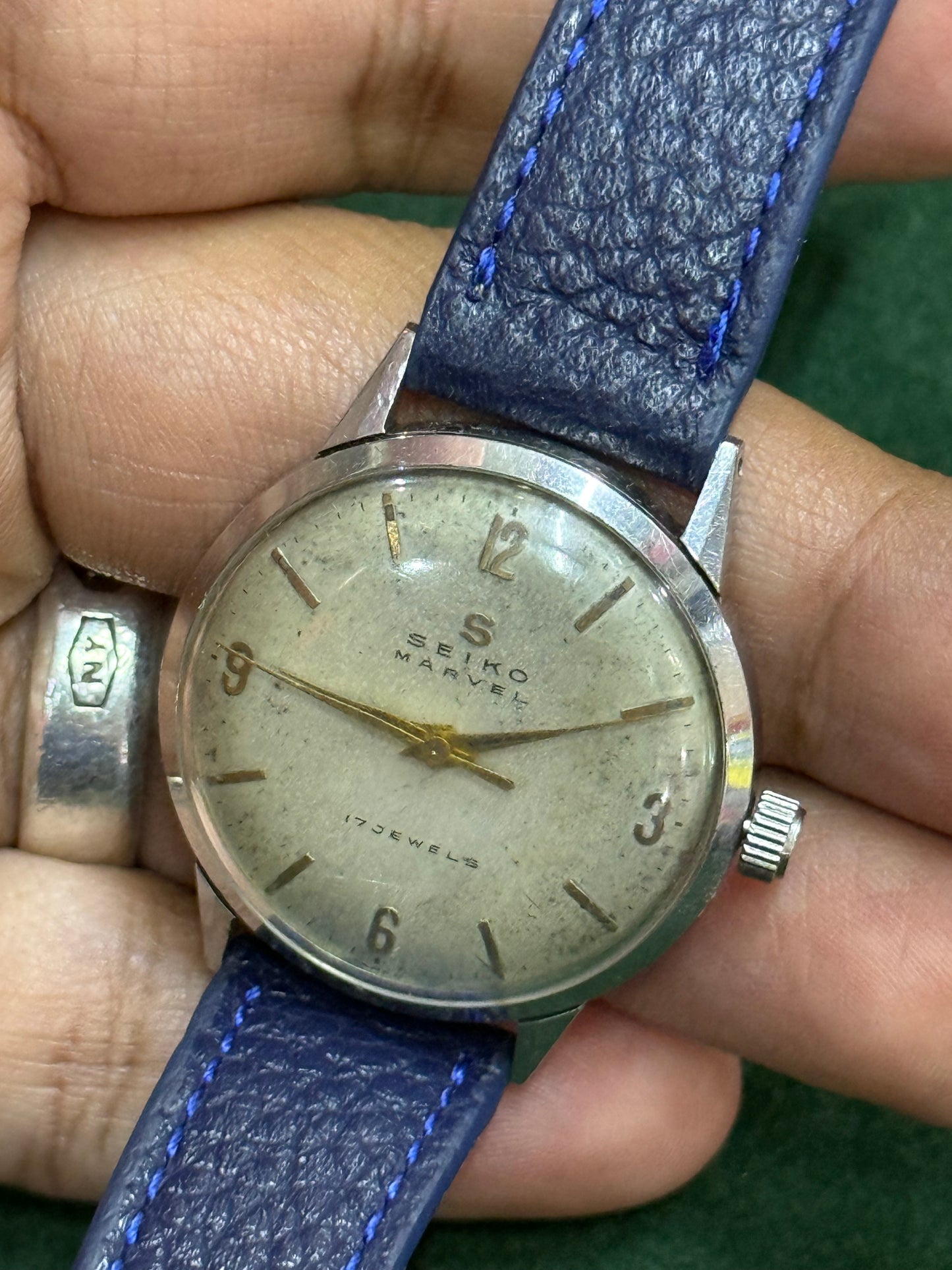 Vintage 1950s Seiko Marvel 17 Jewels Manual Wind Early Seiko Precision Era Watch