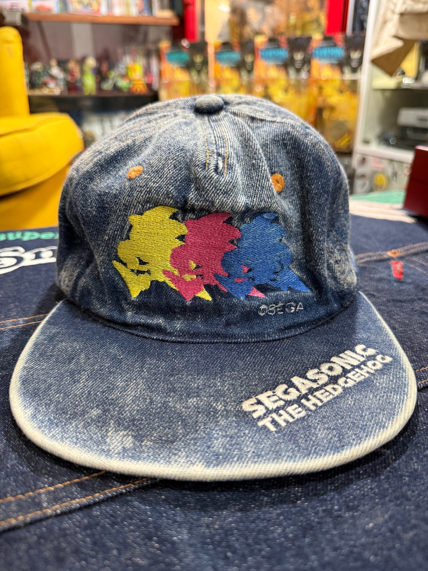 Vintage 1995 Segasonic Sonic The Hedgehog Game Cap