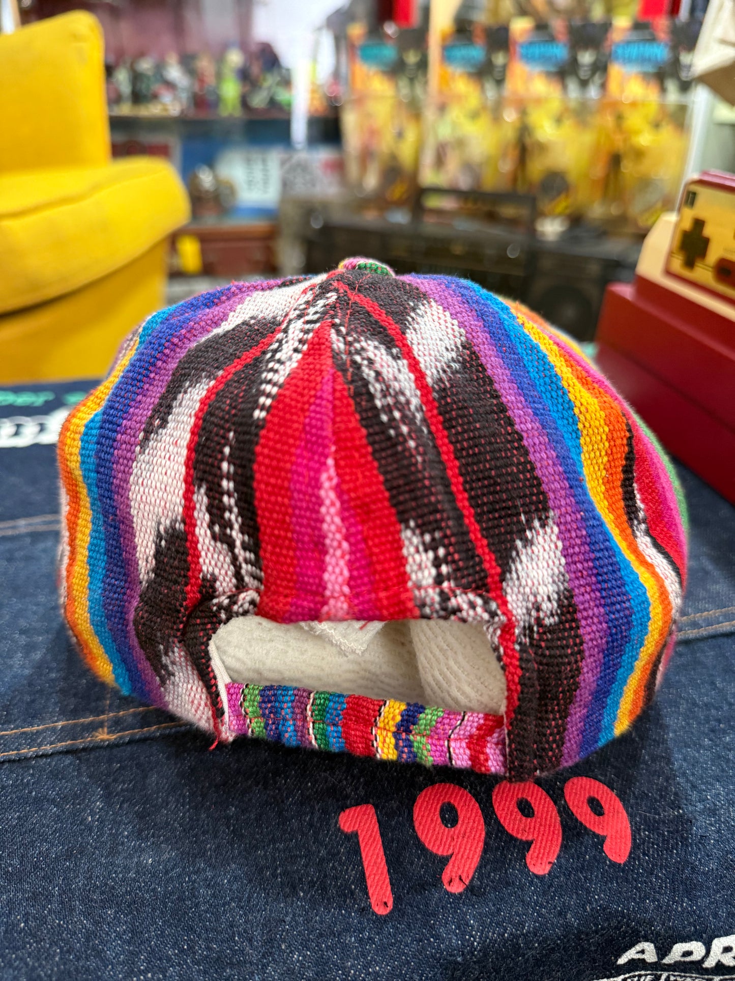 Vintage Tribal Handwoven Navajo Cap