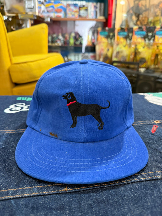 Vintage Black Dog Brand Made In Usa Cap