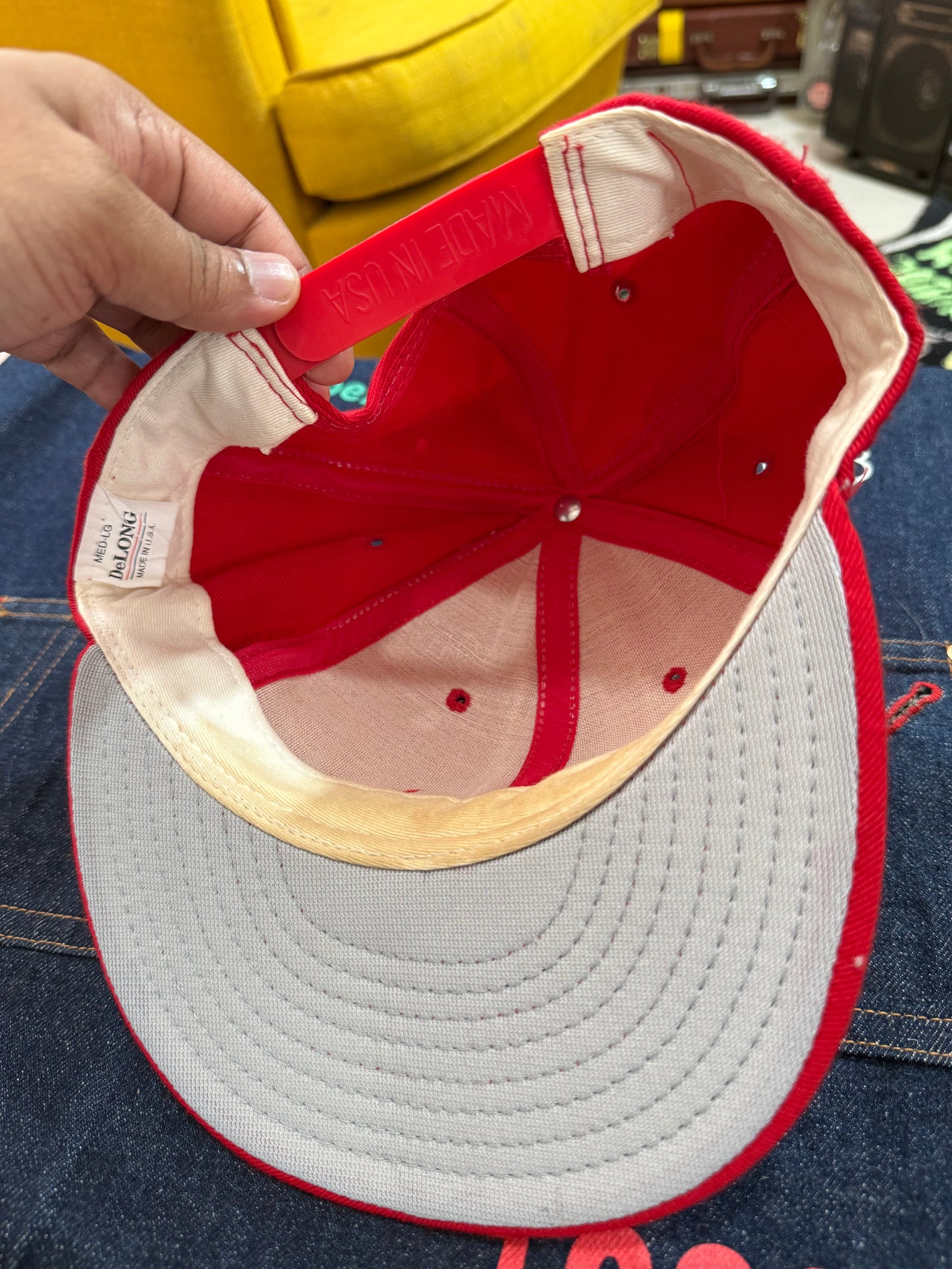 Vintage DeLONG Made In Usa Cap