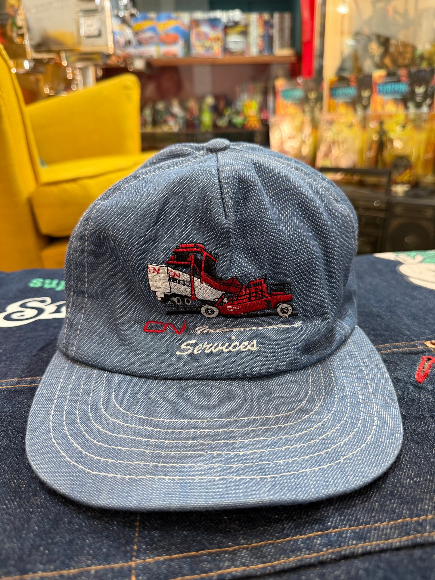 Vintage CN International Services Made In Usa Cap