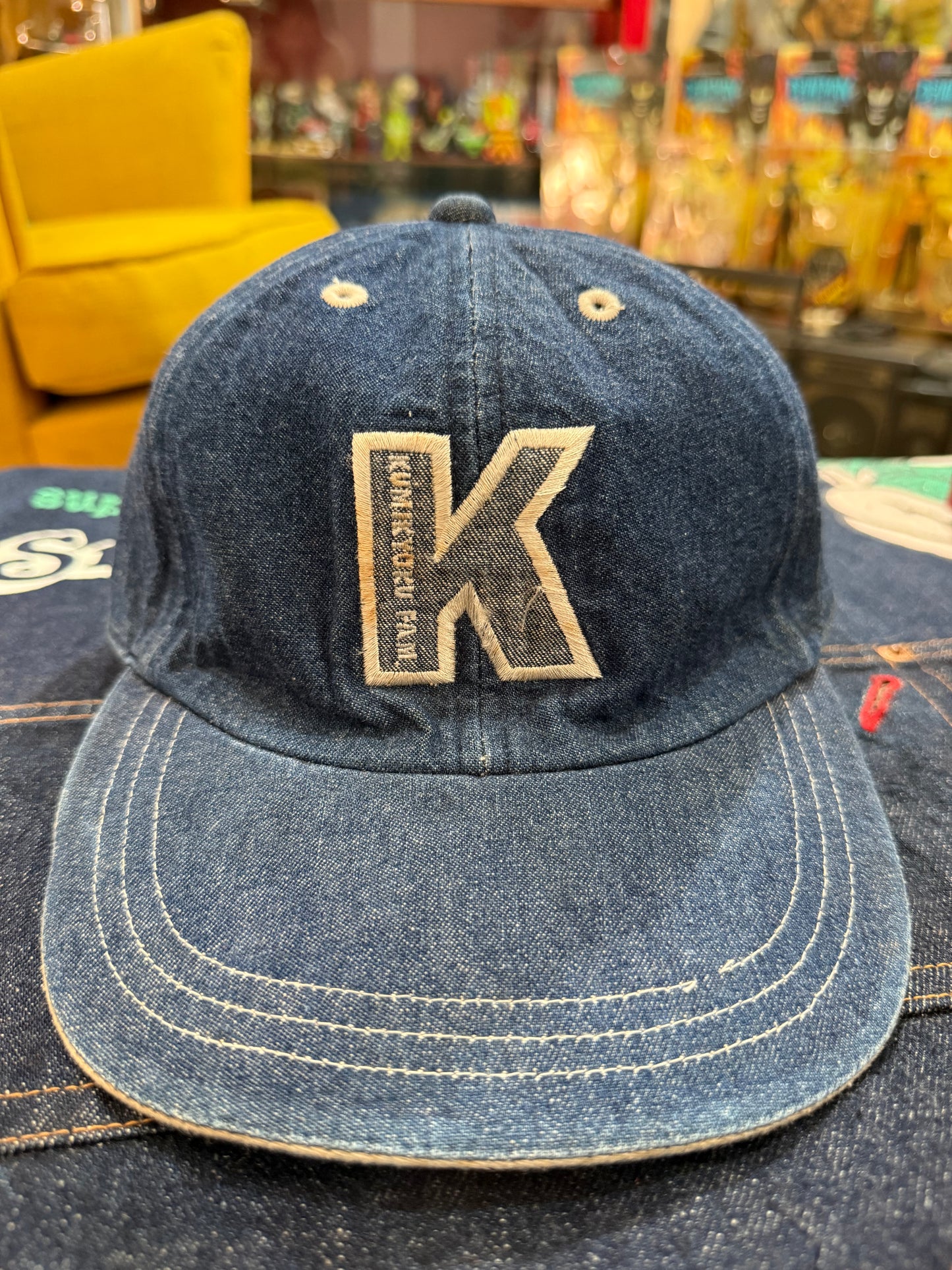 Vintage Kumikyoku Fam Japan Denim Cap