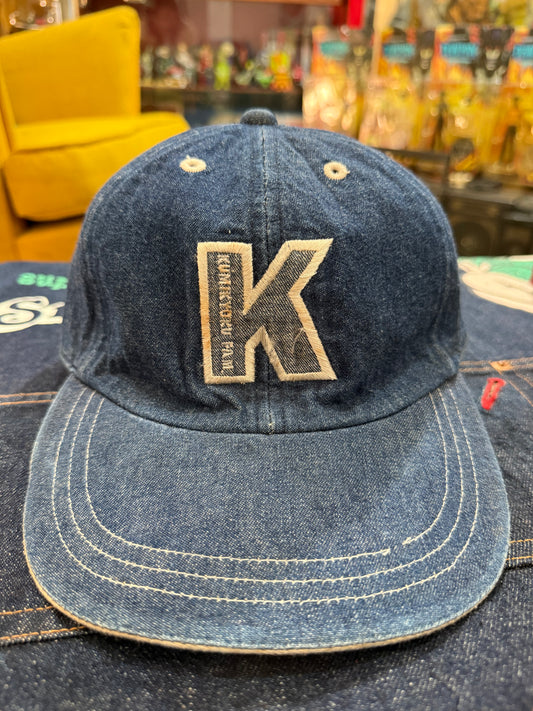 Vintage Kumikyoku Fam Japan Denim Cap