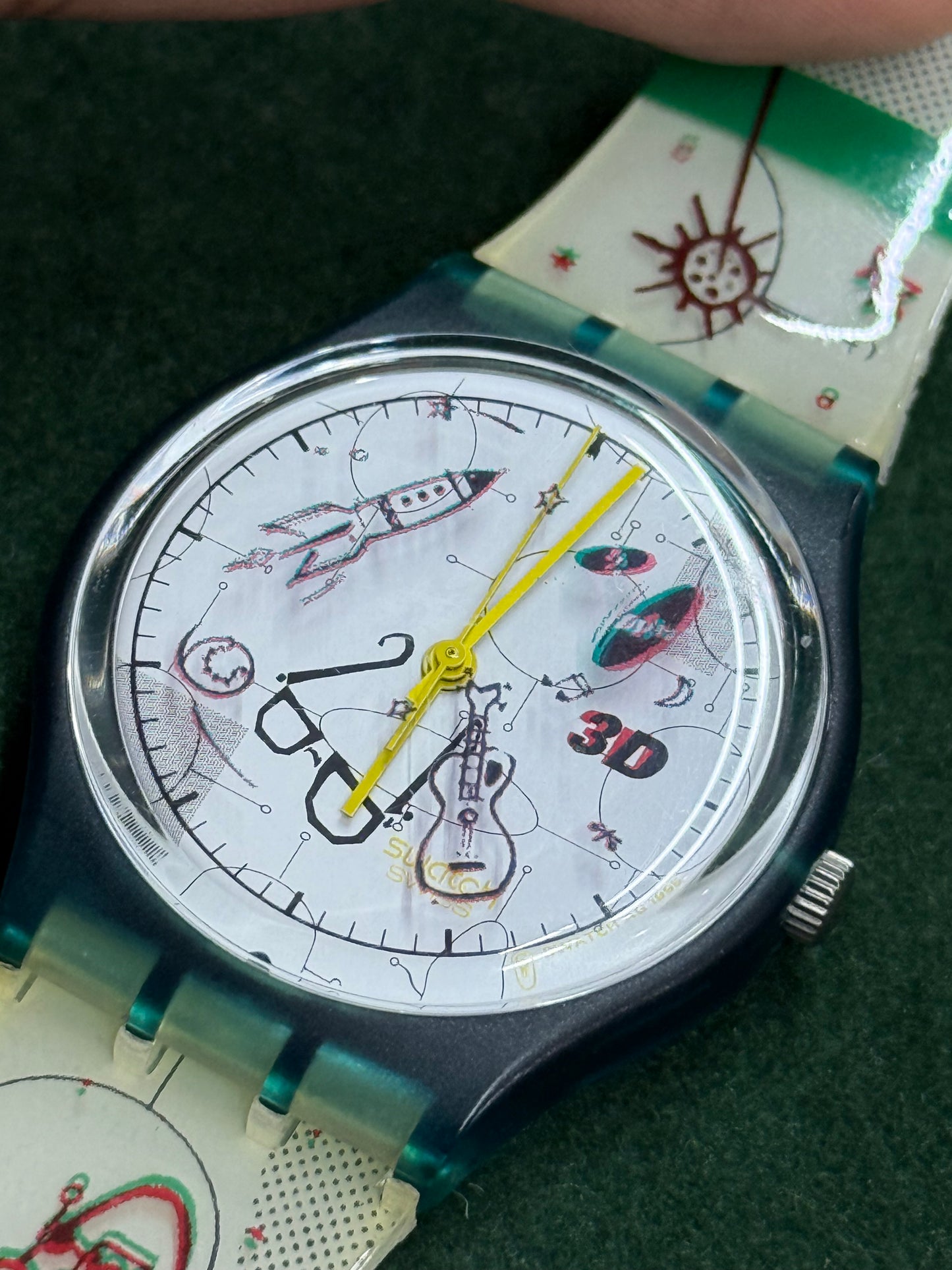 Vintage Swatch “3D Experience” AG 1996 Watch