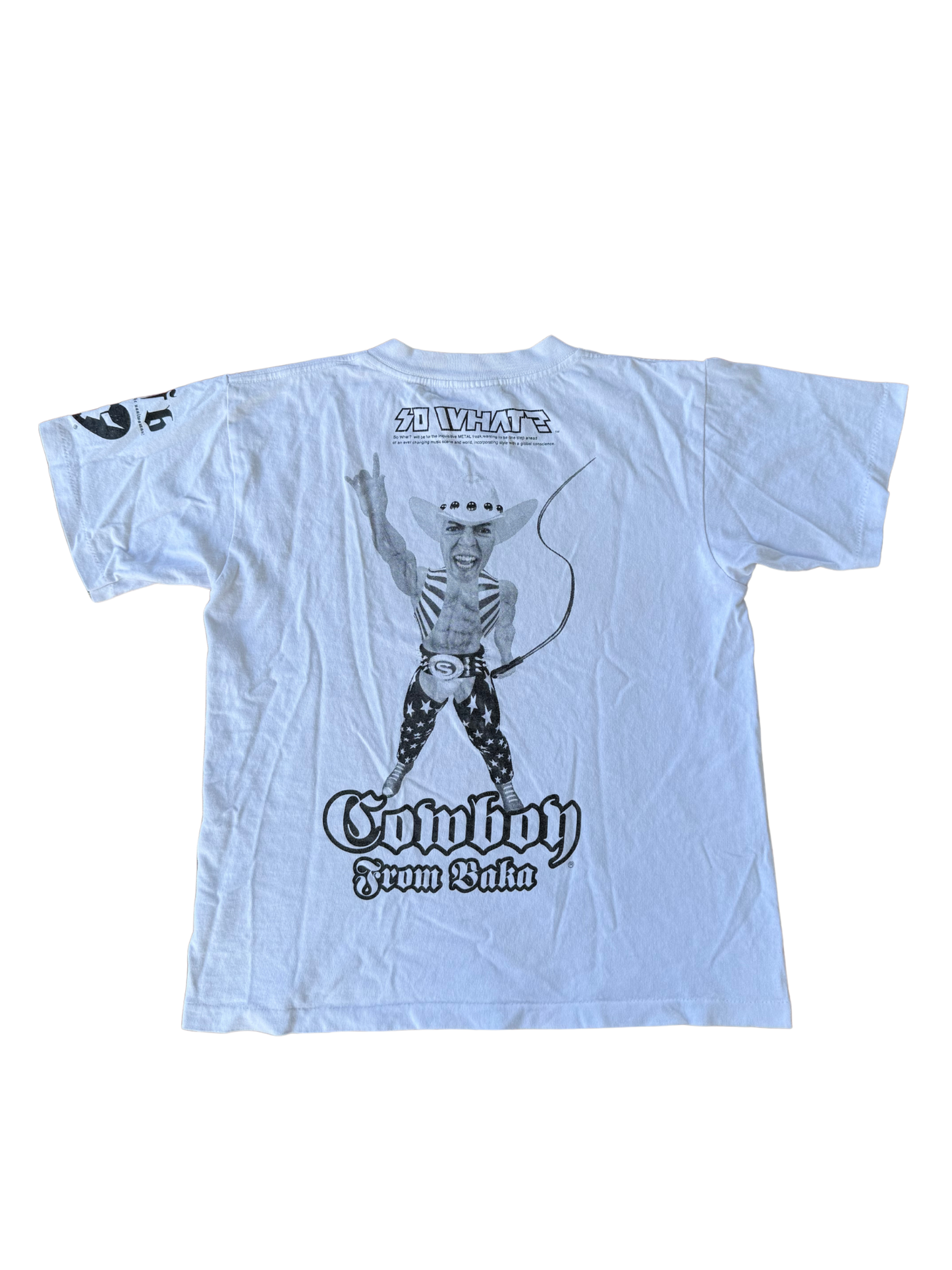 Vintage 1990s So What? “Cowboy From Baka” Kids T-Shirt Made in USA