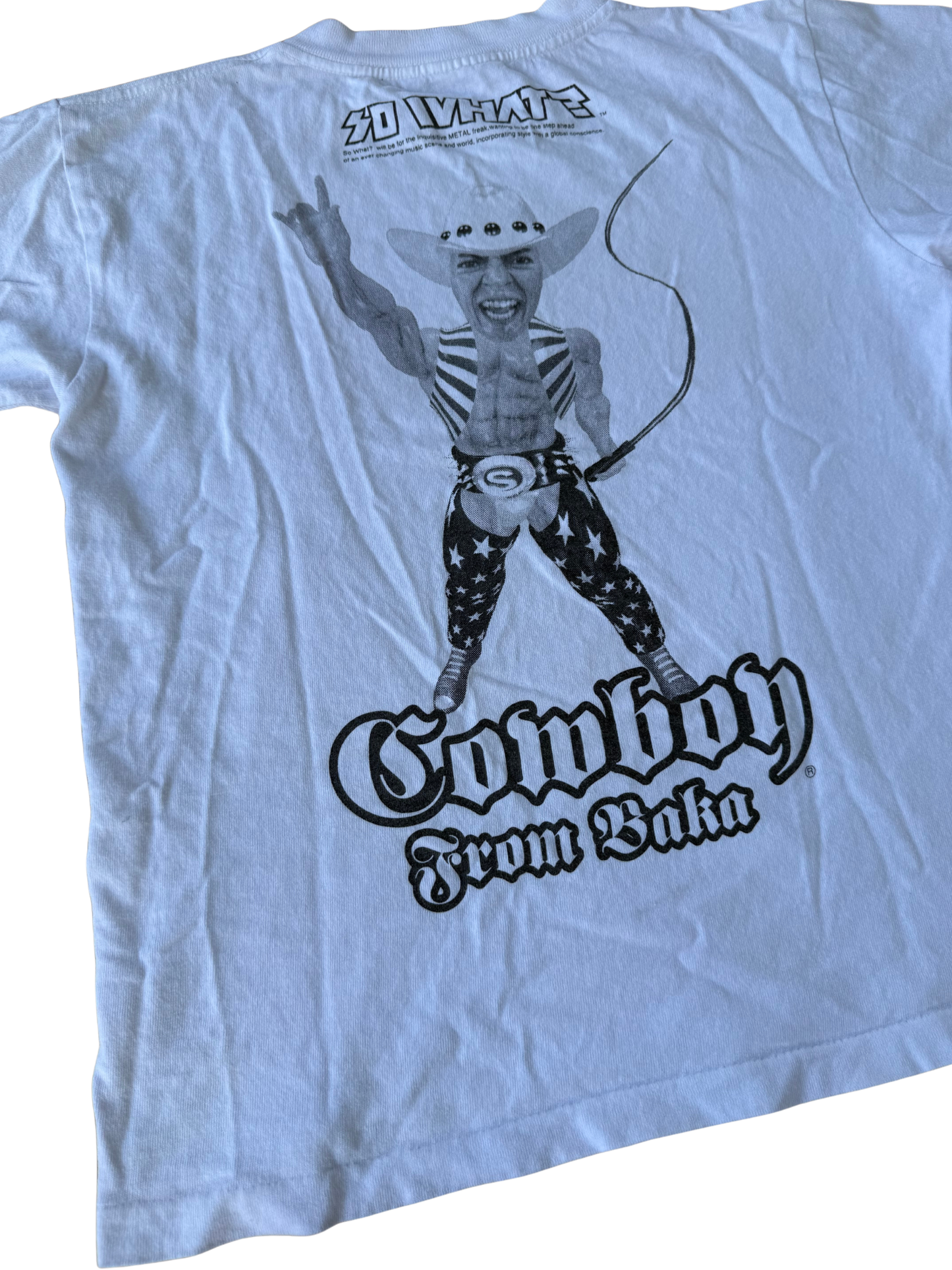 Vintage 1990s So What? “Cowboy From Baka” Kids T-Shirt Made in USA