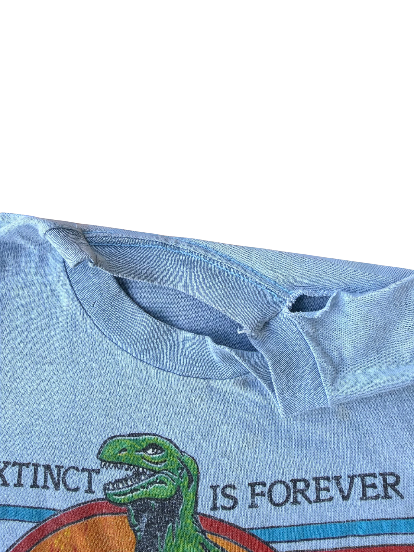 Vintage 1980s Safari Ltd “Extinct Is Forever” Kids T-Shirt