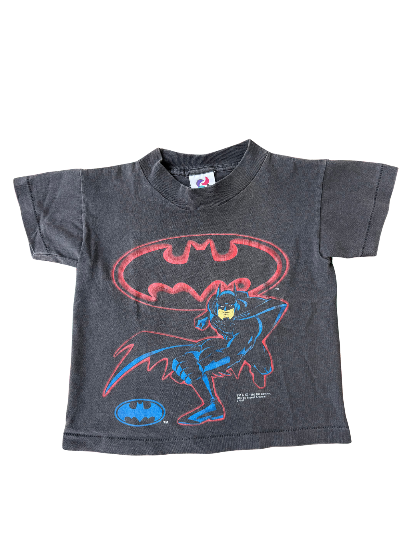 Vintage 1995 Batman DC Comics Kids T-Shirt Made in USA