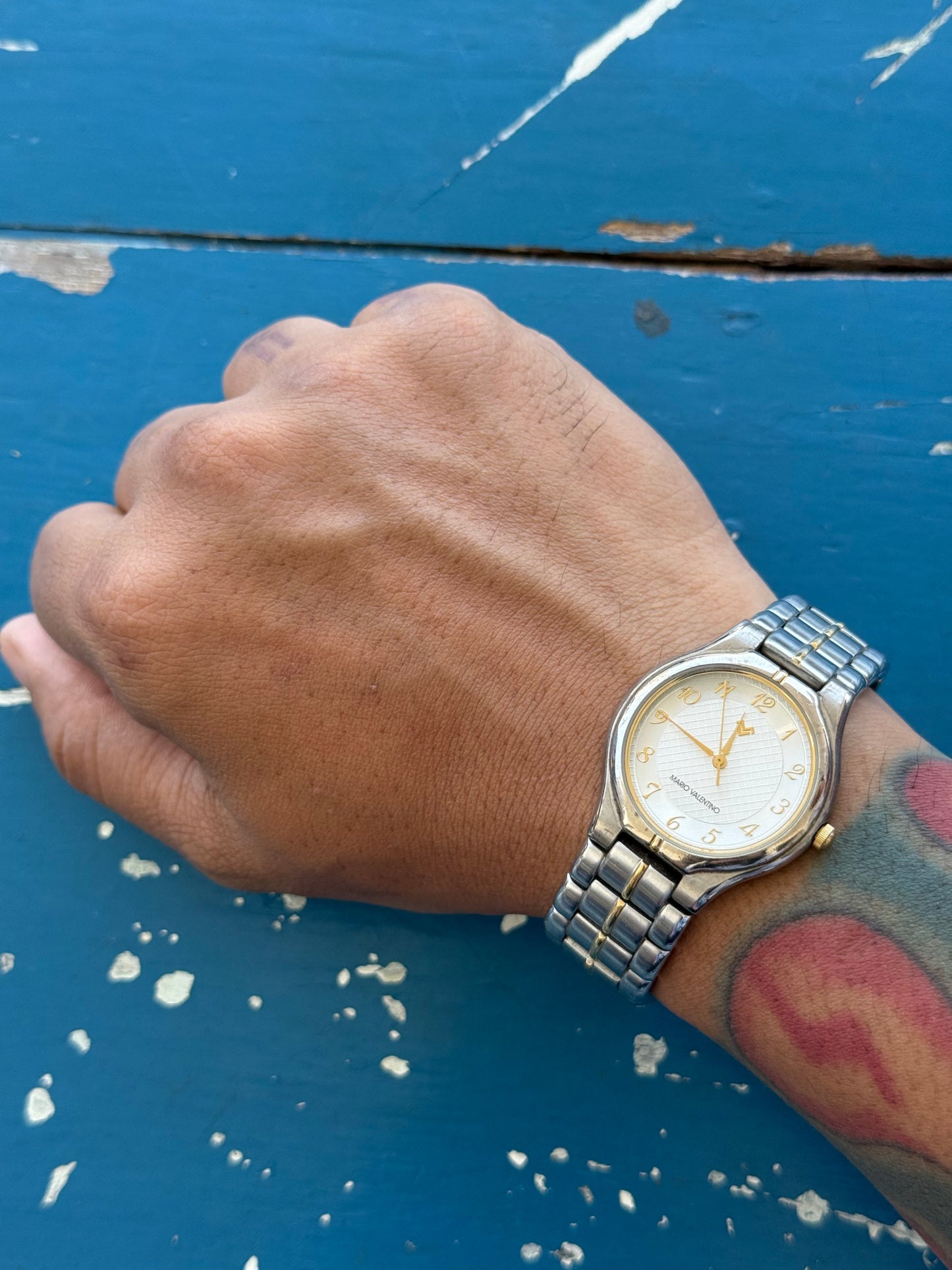 Vintage Mario Valentino Duo Tone Watch