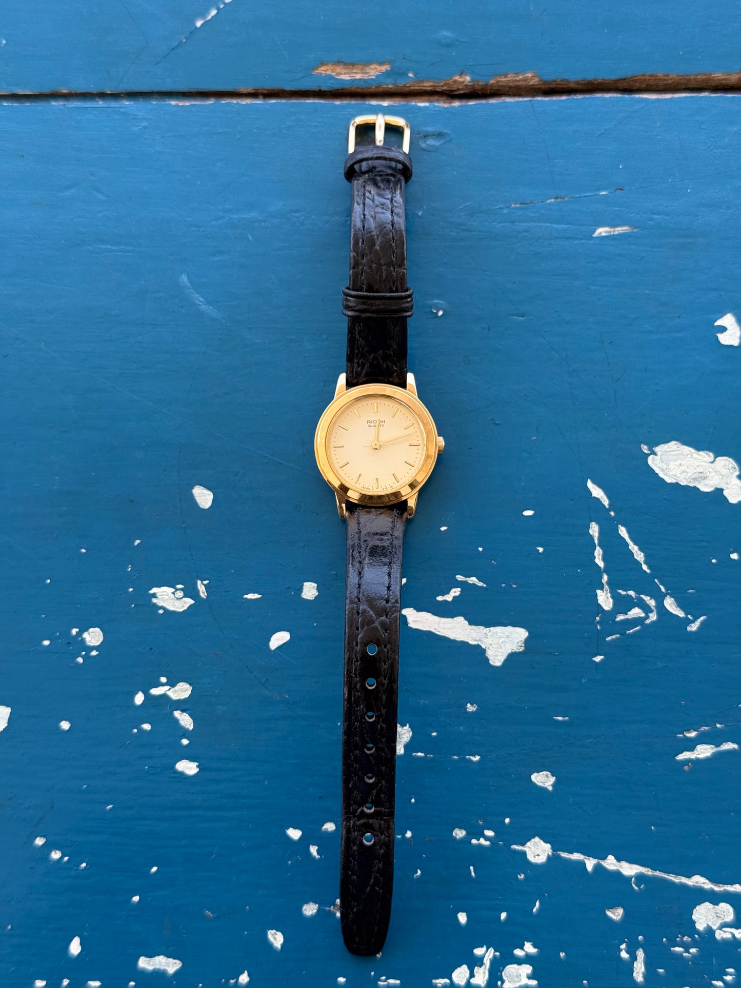 Vintage Ricoh Gold Tone Women Watch