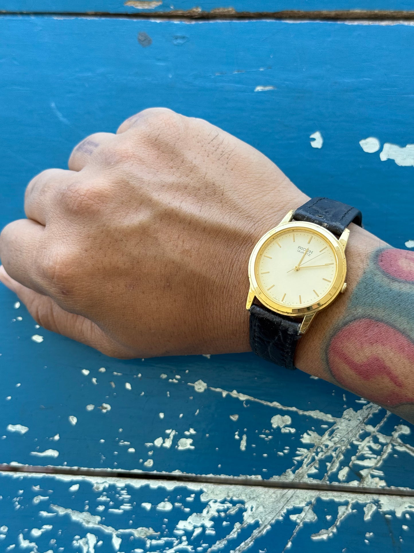 Vintage Ricoh Gold Tone Watch