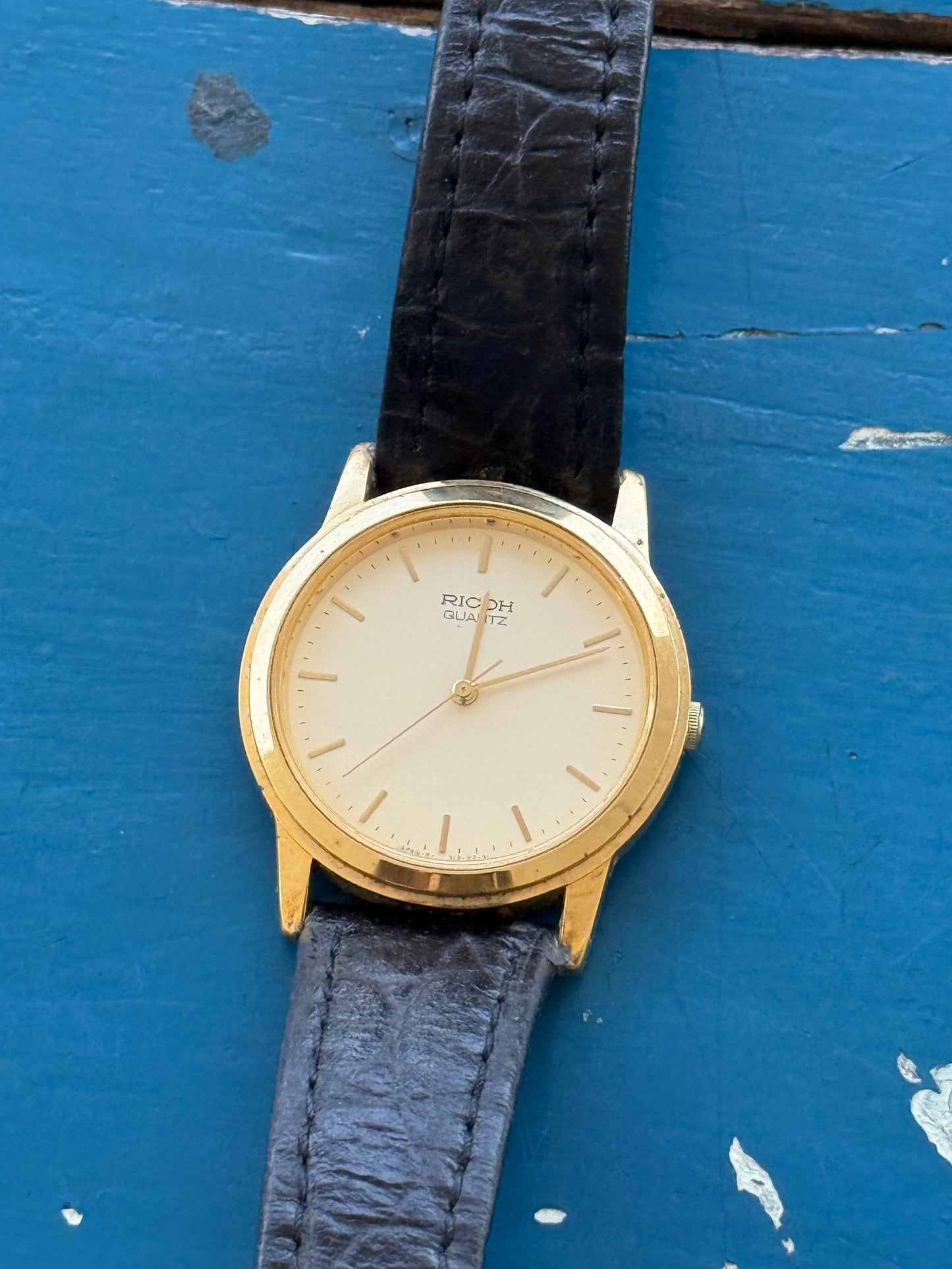 Vintage Ricoh Gold Tone Watch