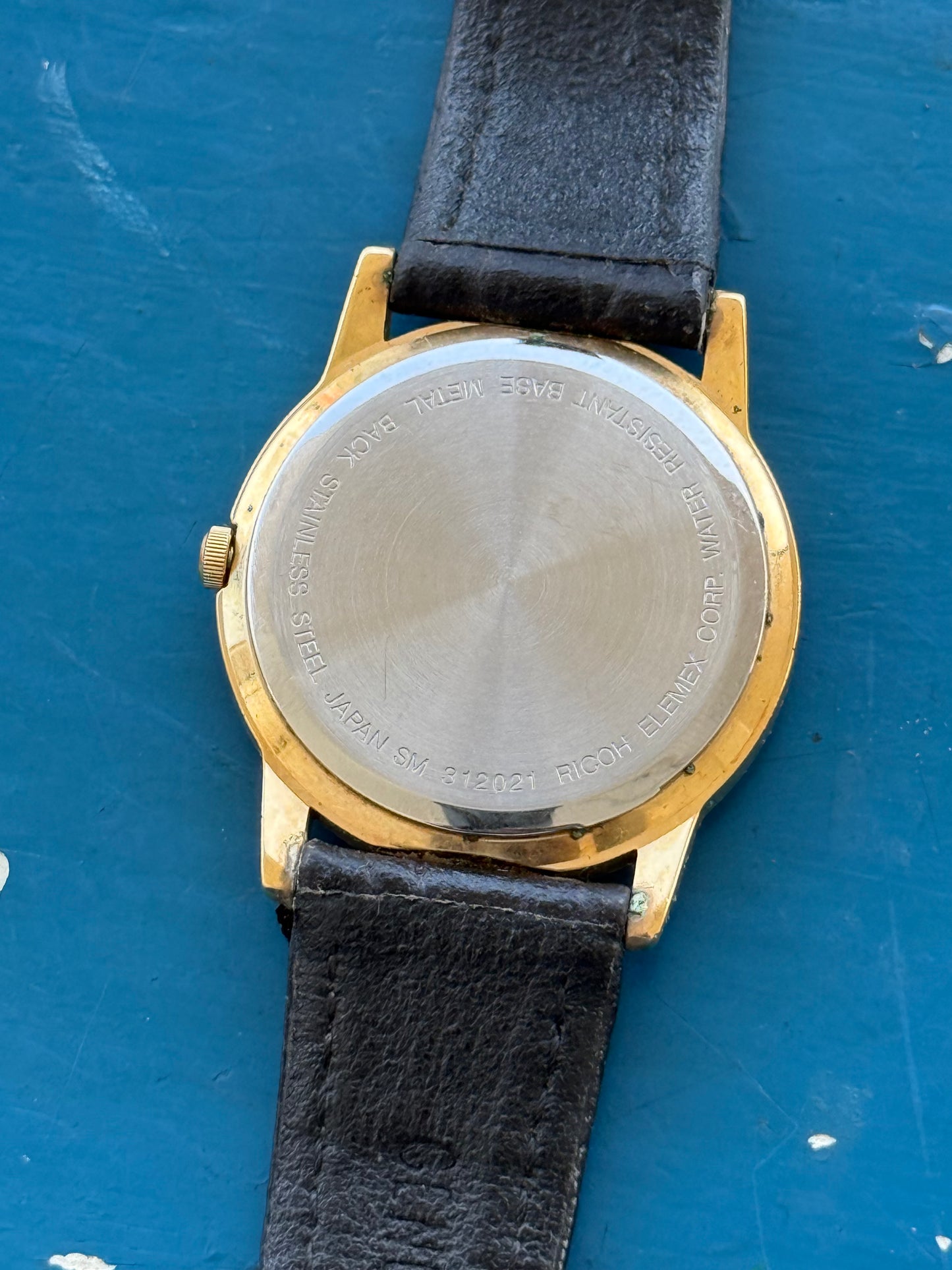 Vintage Ricoh Gold Tone Watch