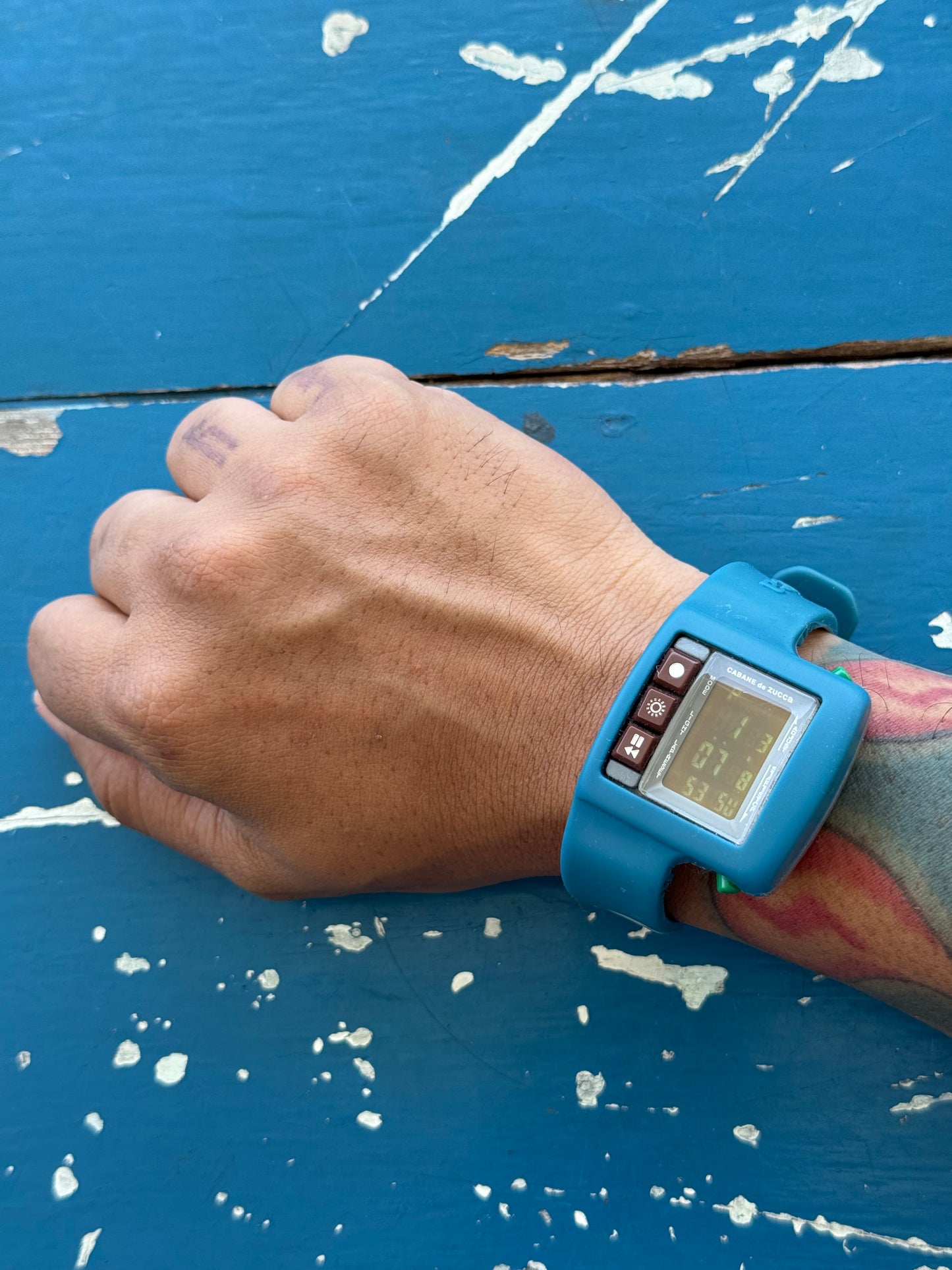 Vintage Cabane De Zucca Seiko Digital Watch