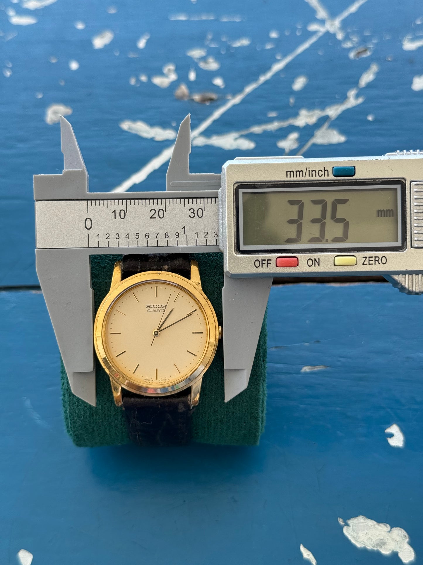 Vintage Ricoh Gold Tone Watch