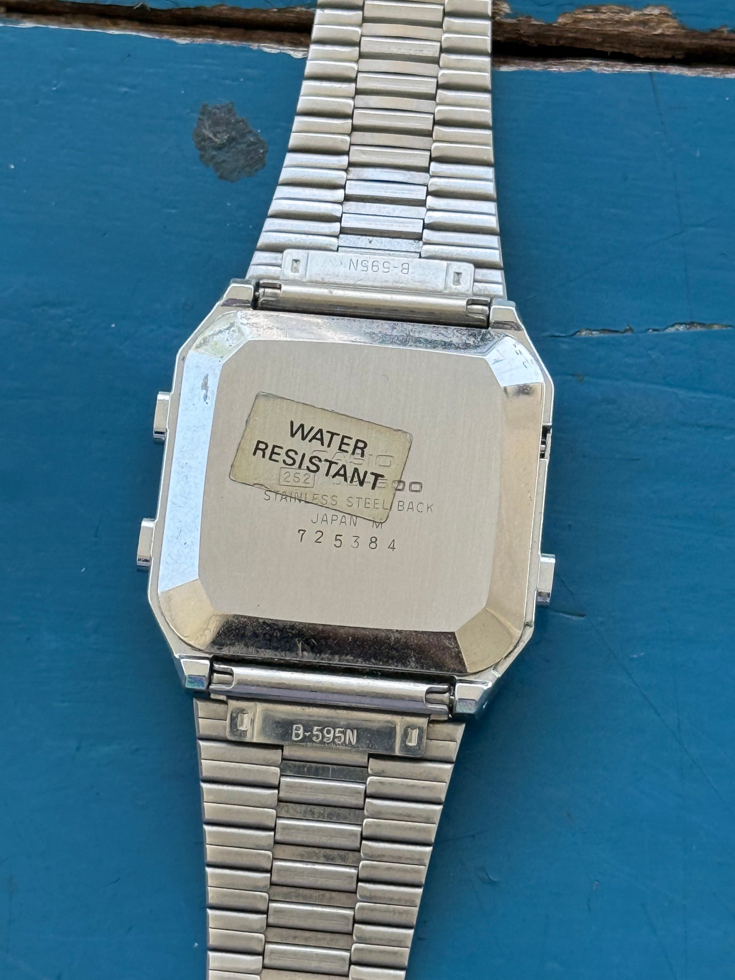 Vintage 80s Casio Data Bank DB-500 Digital Watch